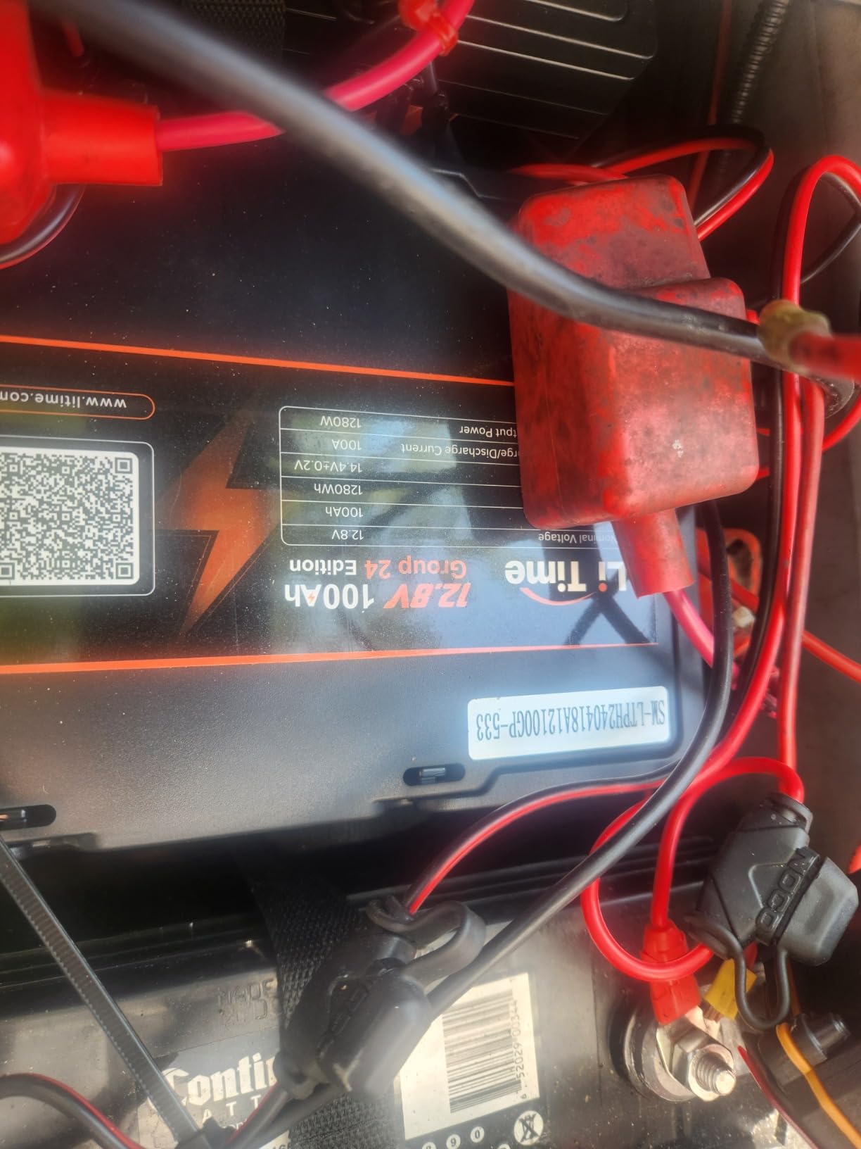 LiTime 12V 50Ah Trolling Motors LiFePO4 Lithium Battery for Fish Finder customer photo 1