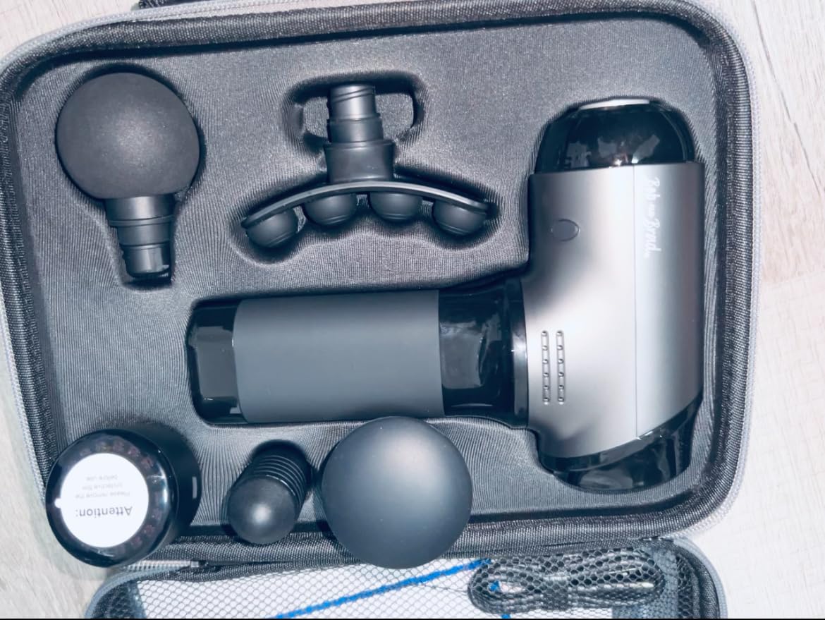 BOB AND BRAD T2 Pro Deep Tissue Massage Gun with Heat & Cold, Percussion customer photo 2
