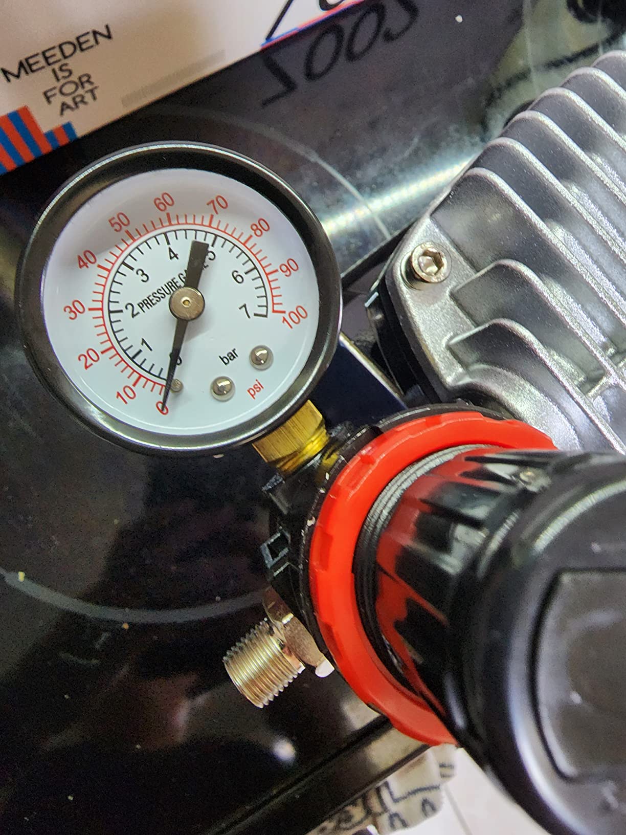 MEEDEN Airbrush Compressor Kit: 1/5 HP Powerful & Quiet with 6 ft Hose customer photo 1