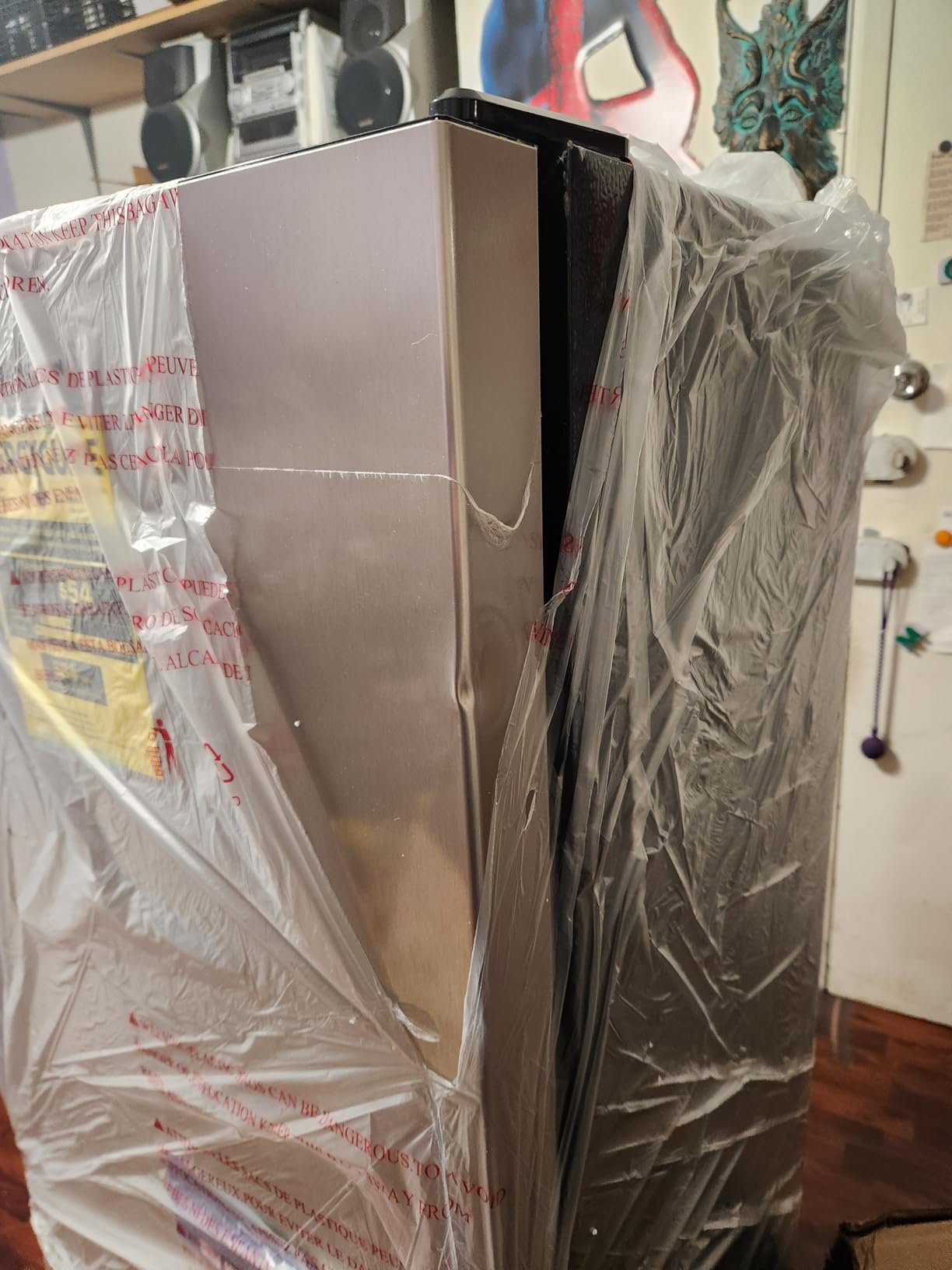 BANGSON Apartment 7.1 Cu.Ft Refrigerator with Bottom Freezer Silver customer photo 1