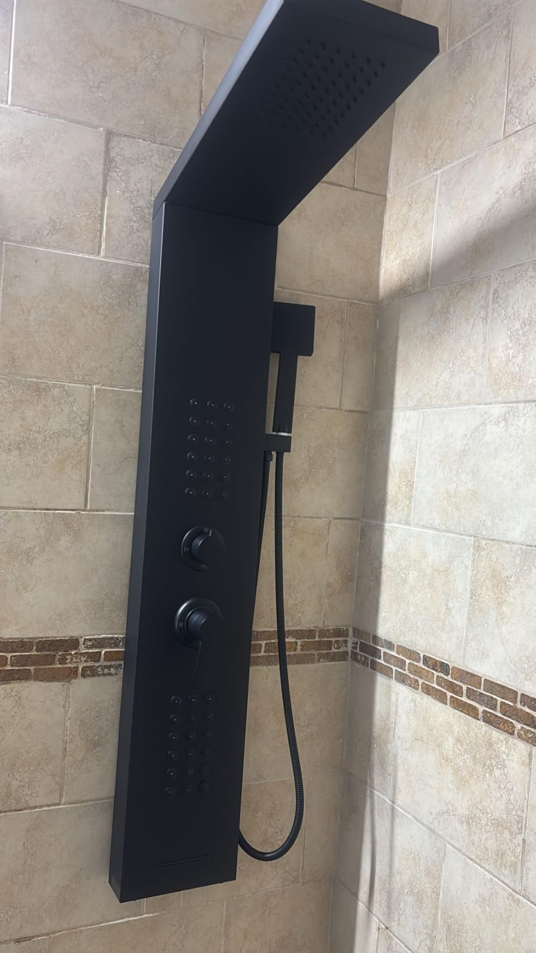 Rainfall Shower Panel System - 4 in 1 Full Body Shower Tower customer photo 2