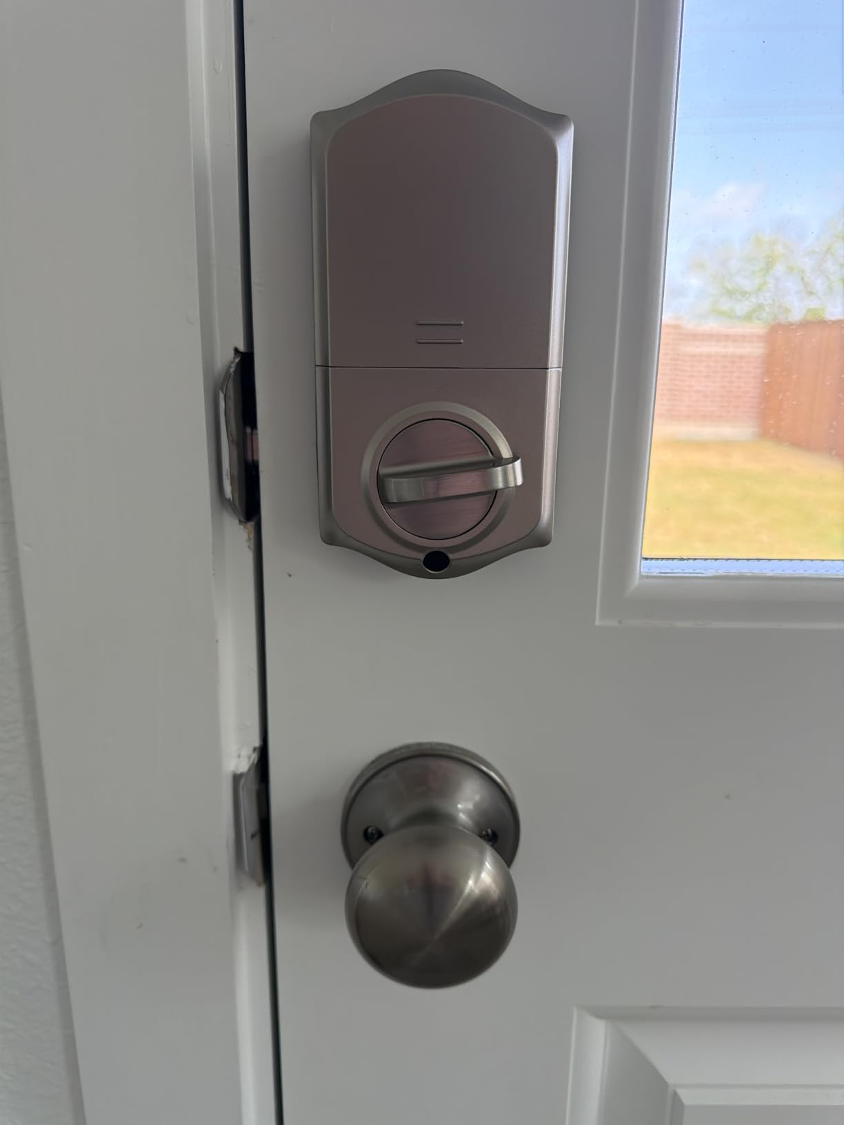 Veise VE017 Fingerprint Smart Door Lock with App Control, Matte Black customer photo 1