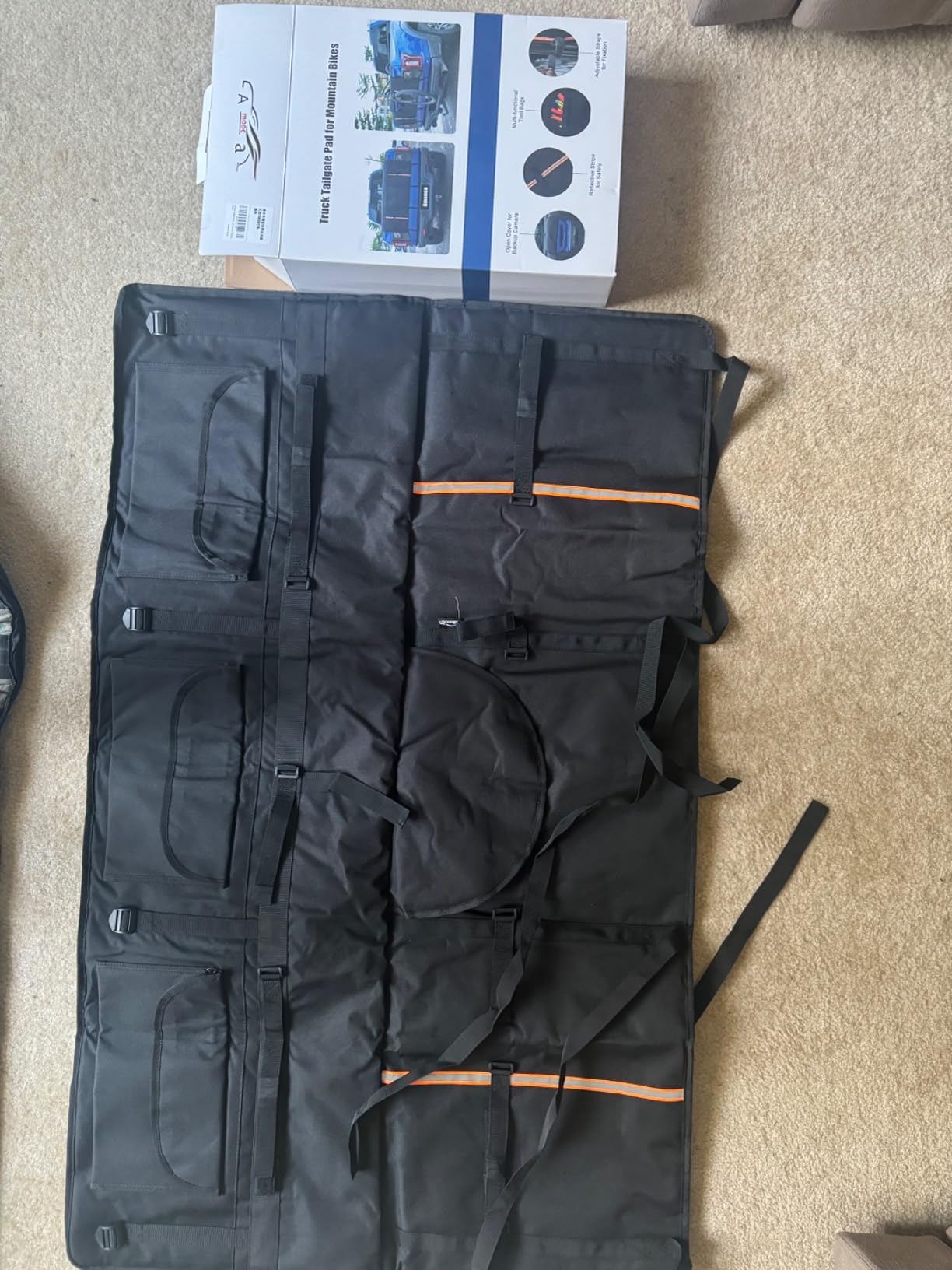 Amooca Tailgate Pad for Mountain Bikes Pickup Truck Tailgate Protection customer photo 1