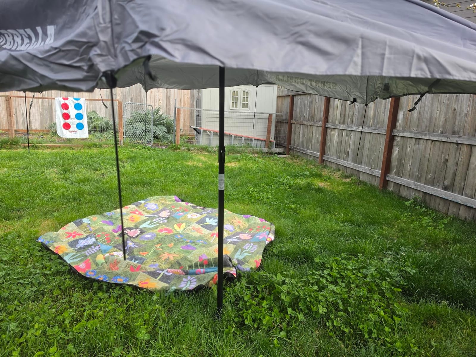 Sport-Brella Premiere UPF 50+ Umbrella Shelter with Patented Side Panels and Tilt Mechanism, Heavy-Duty 1.25 Inch Center Pole, Auger Anchor for Sand and Grass customer photo 2
