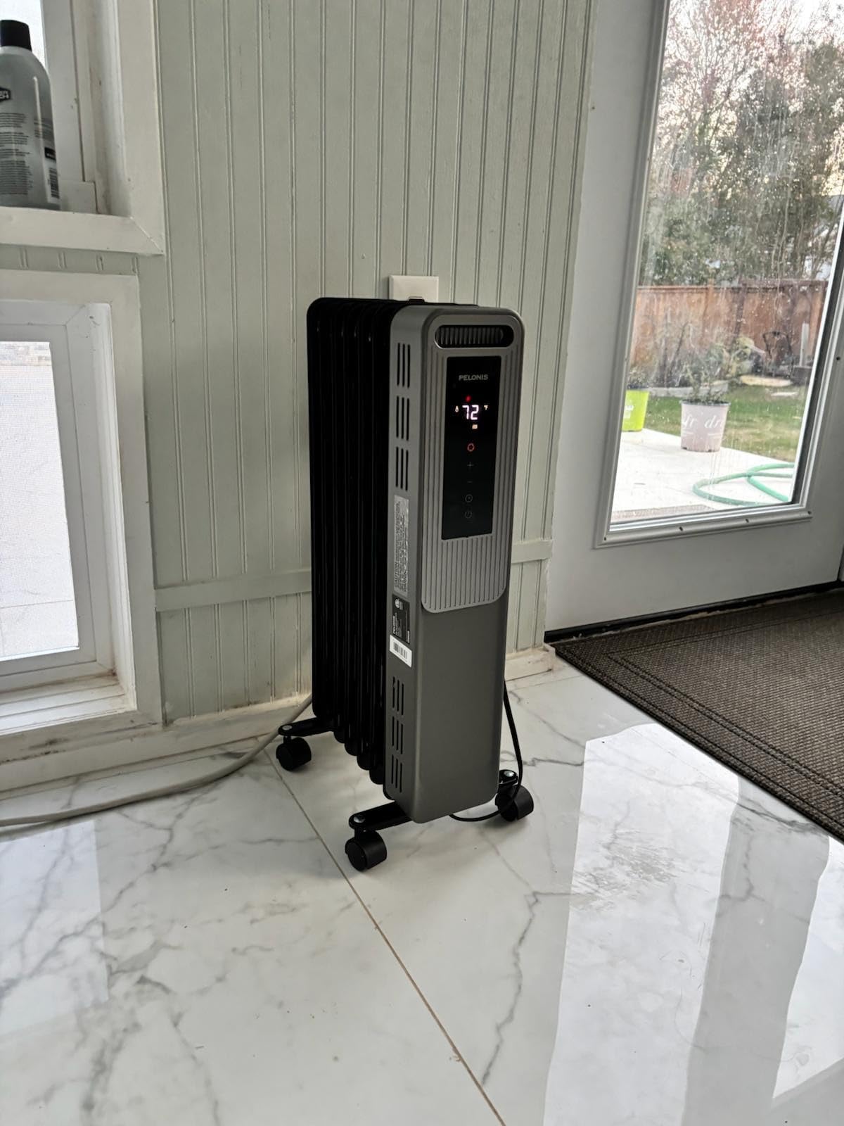 PELONIS Oil Filled Radiator, Electric Space Heater for Indoor Use Large Room with Thermostat & Remote, 3 Modes & 3 Heat Settings, ECO Mode, 24H Timer, Quiet, Overheat & Tip-Over Protection, 1500W customer photo 1
