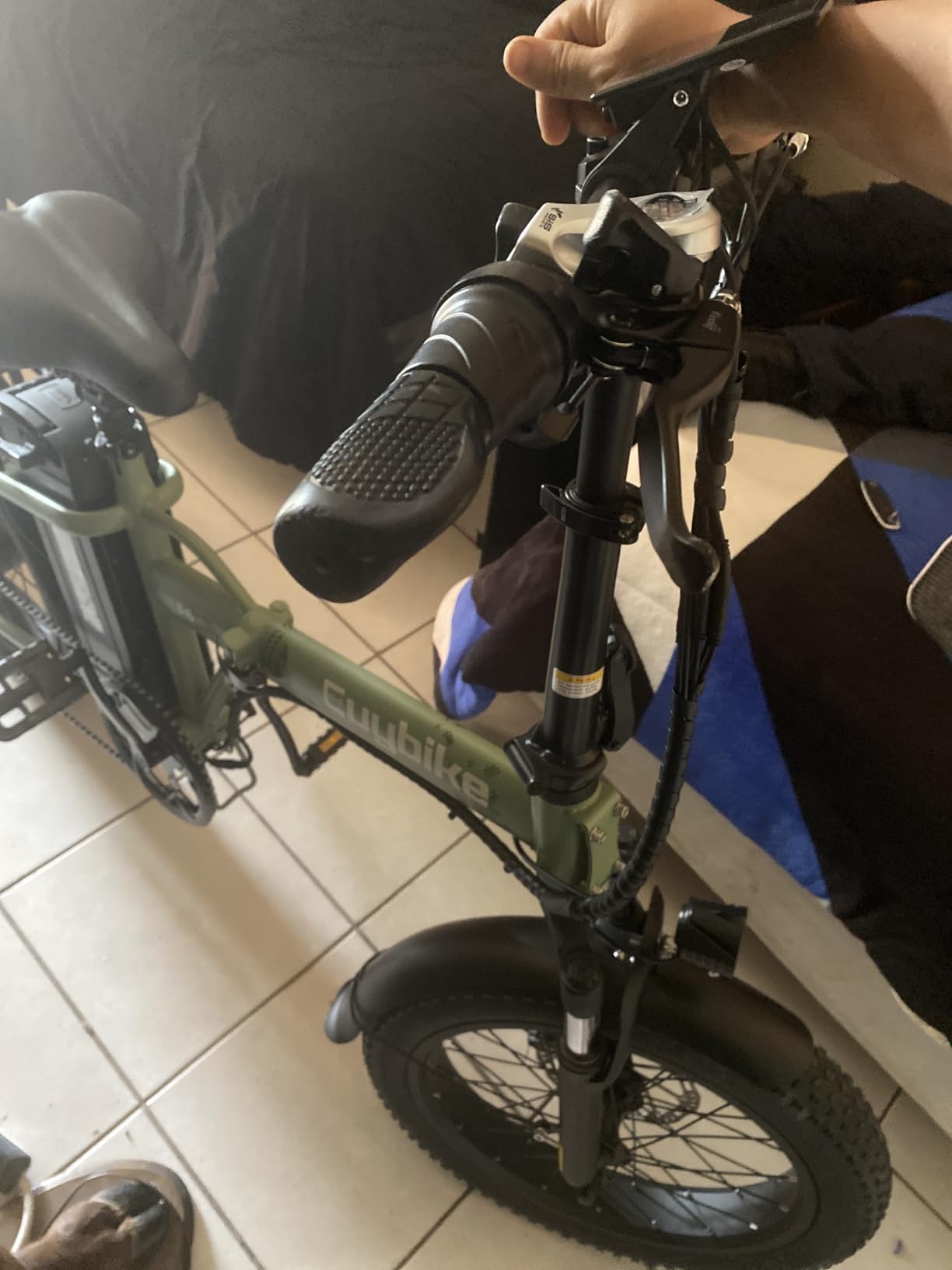 Foldable Electric Bike for Adults, 48V 20Ah Removable Lithium Battery up to 80Miles, 20