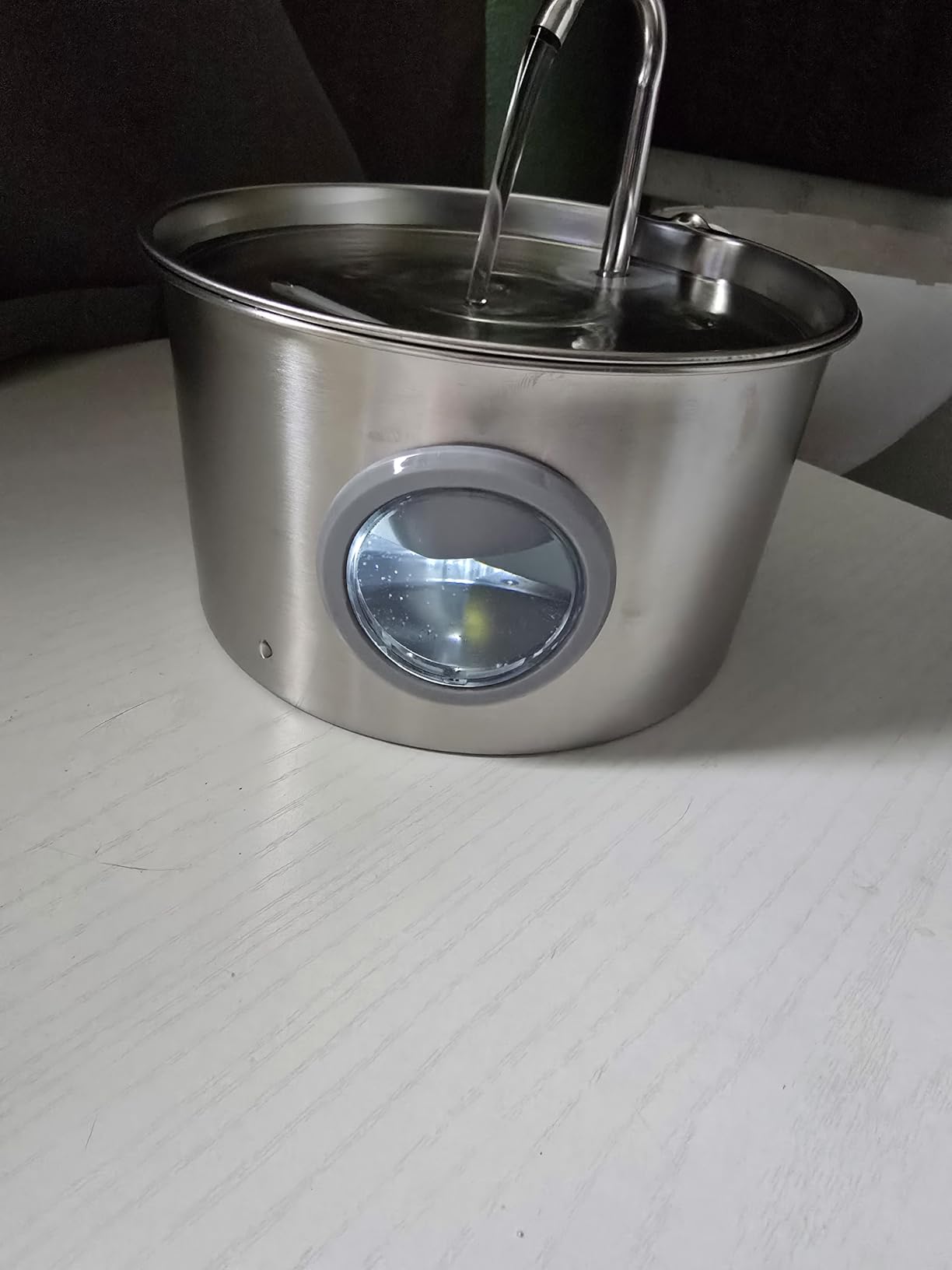 Cat Water Fountain Stainless Steel: 74oz/2.2L Cat Fountain for Drinking - Pet Water Fountain for Cats Inside - Quiet Cats Water Bowl Dispenser - Kitty Drinking Fountains - for Pets& Small Animals customer photo 1