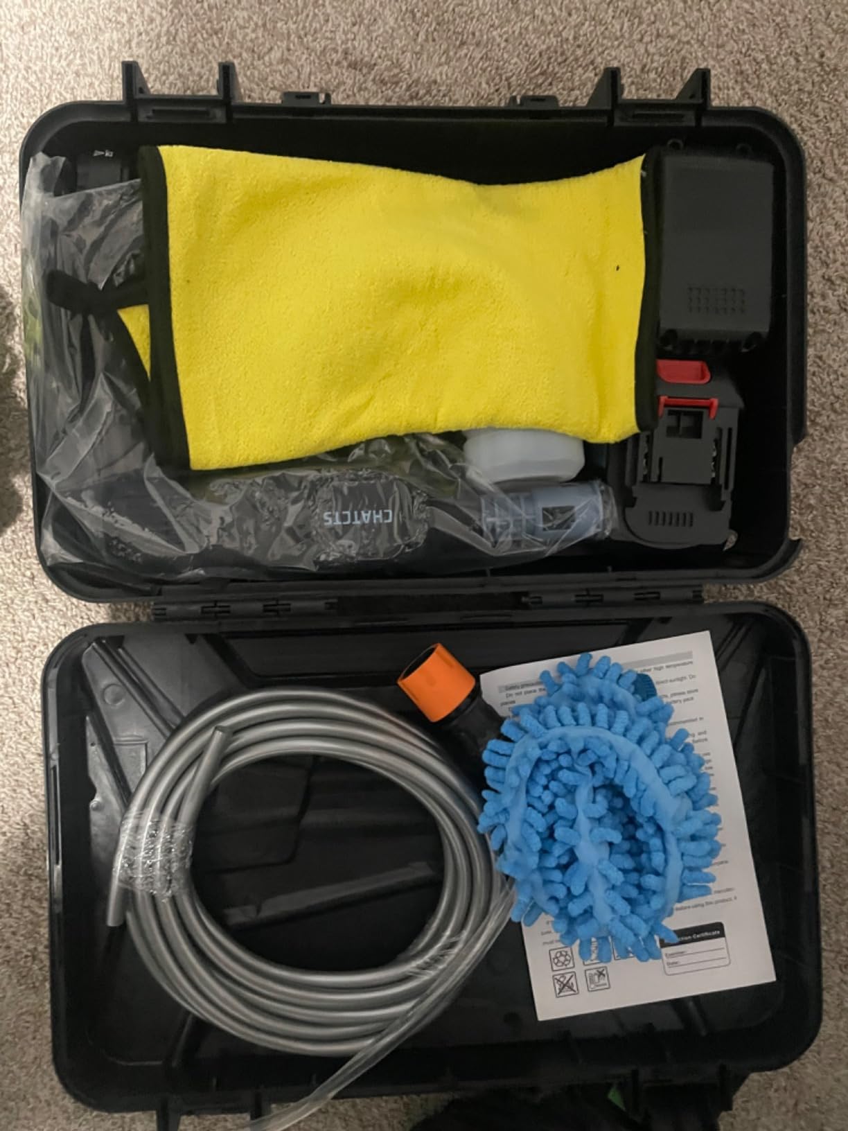 Portable Cordless Washer, Car Washer with 2 Batteries customer photo 2