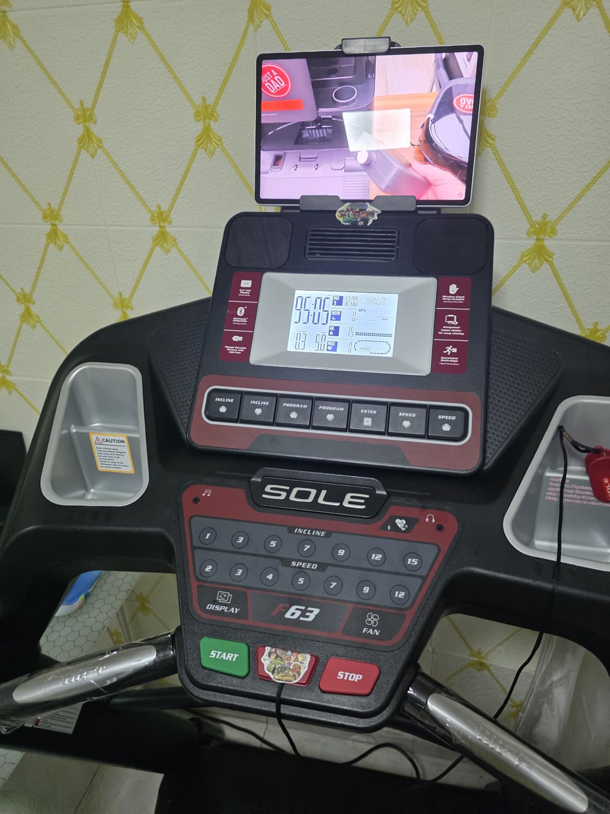 Treadmill (Running Belt) Walking Belt Compatible with Sole F63 (2013-2022), Part Number H0613240-P5 customer photo 1