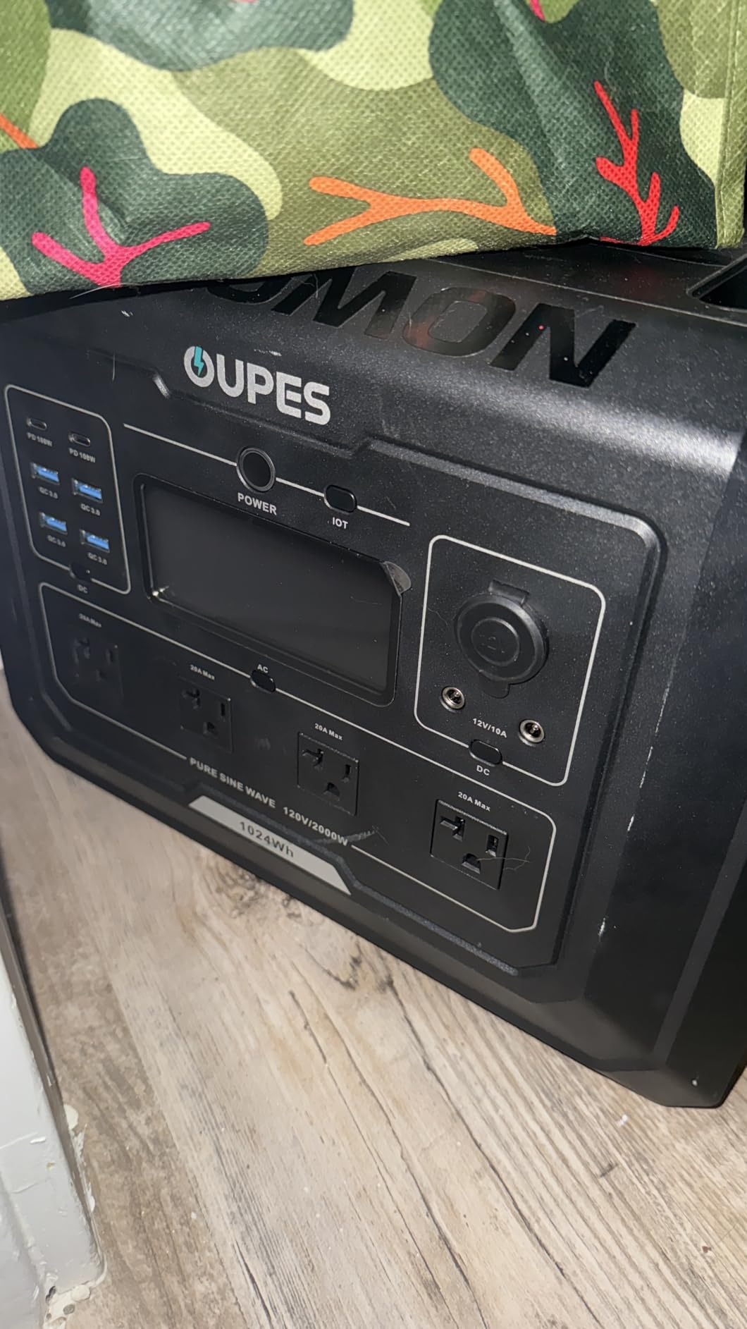 OUPES Mega 1 Portable Power Station 1024Wh 2000W (4500W Surge) customer photo 1