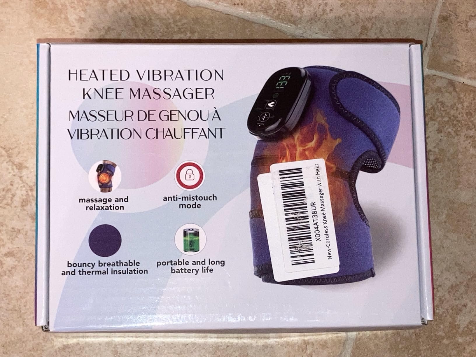 Heated Knee Massager, FSA Eligible 3-in-1 Elbow Shoulder Knee Heating Pad customer photo 1