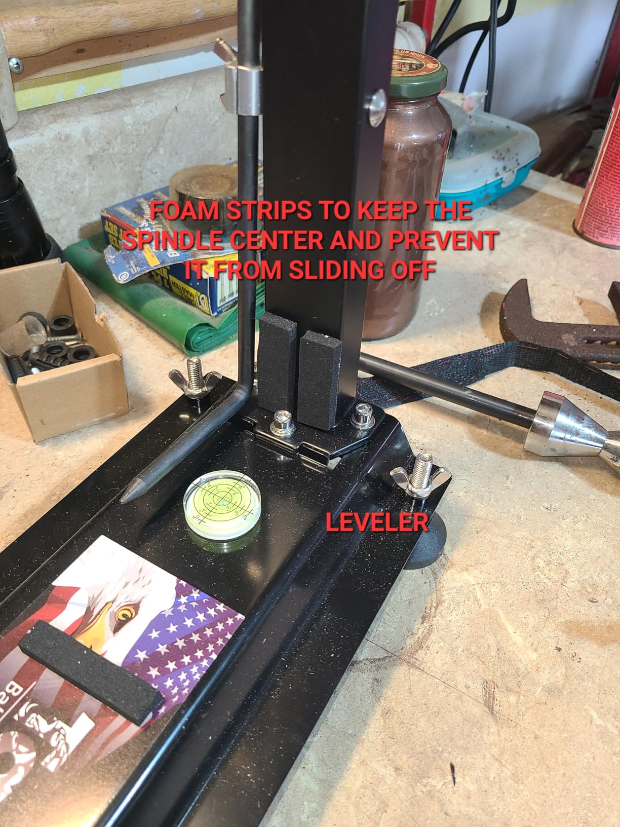 Motorcycle Wheel Balancer for Static and Dynamic Balancing | Tire Balancing Tool with Truing Pointer for Most Motorcycles,Off-Road Bikes and Sport Bikes customer photo 1