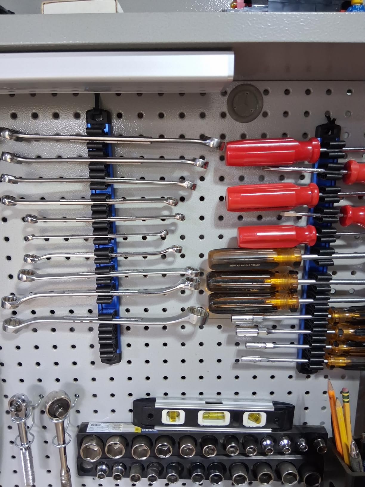 WORKPRO Magnetic Screwdriver and Wrench Organizer Set, 36-Slot Tool Holders customer photo 1