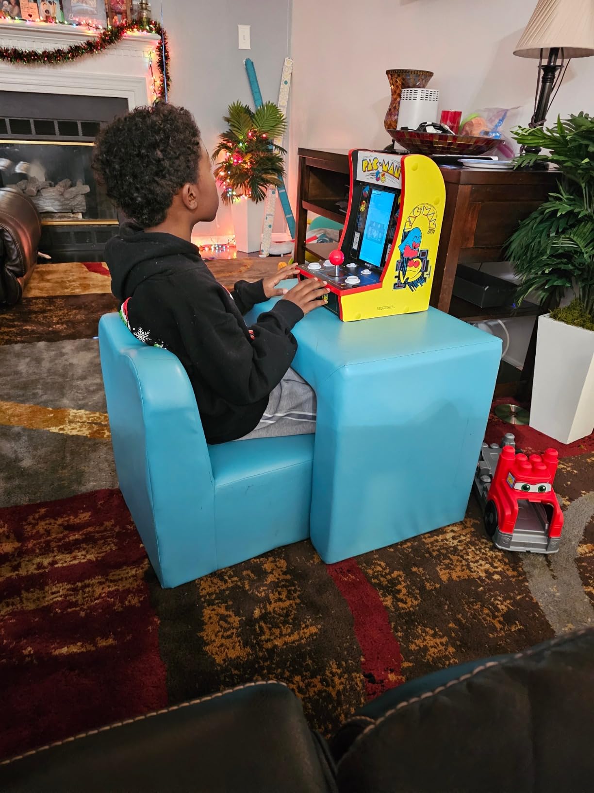 Arcade1Up Pac-Man Countercade Countertop Arcade Machine, 3 Retro Games customer photo 2