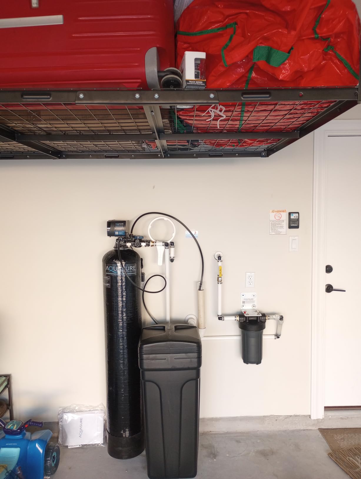 Aquasure Harmony Series 50,000 Grains Whole House Water Softener with Automatic Digital Metered Control Head | Fine Mesh Resin for Iron Removal, Reduces Hardness & Improves Water | for 3-4 bathrooms customer photo 2