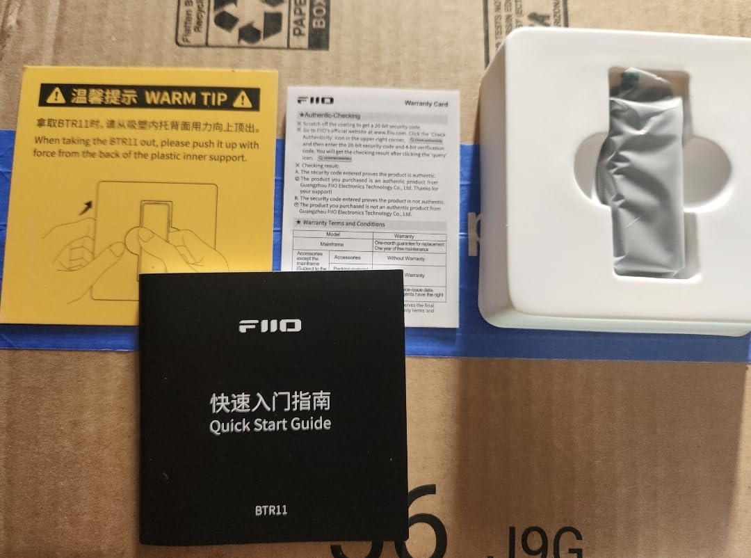 FiiO BTR11 Bluetooth 5.3 Receiver LDAC 3.5mm Built-in Mic Wireless Audio Headphone Amplifier Adapter (Black) customer photo 2