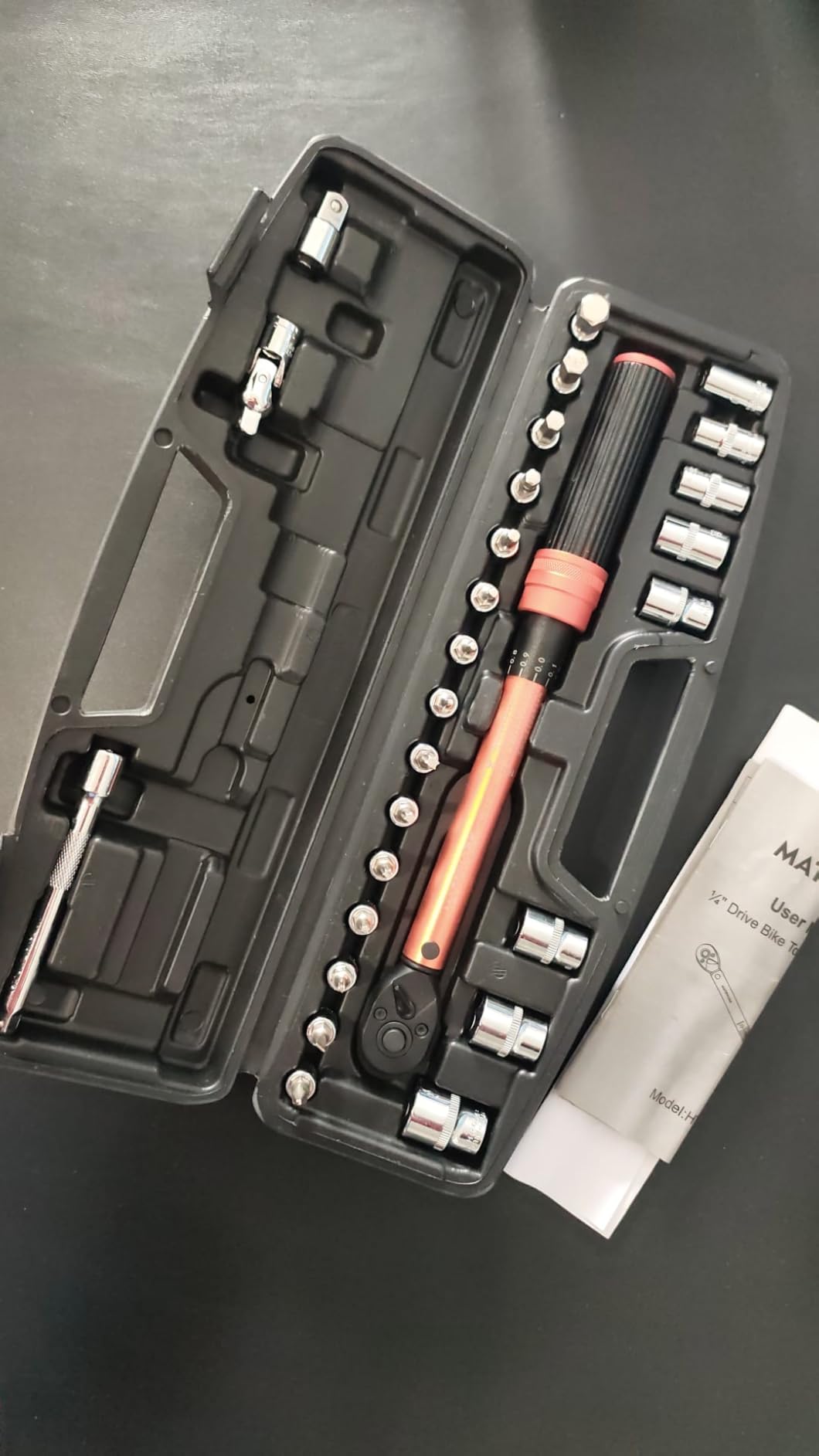 Matework 1/2 Inch Drive Click Torque Wrench, 10-180 ft.lb/13.6-244.1 Nm, ±3% High Precision Lug Nut Torque Wrench with 72 Tooth Dual-Direction for Moto, Wheel Tire and Car Repair customer photo 2