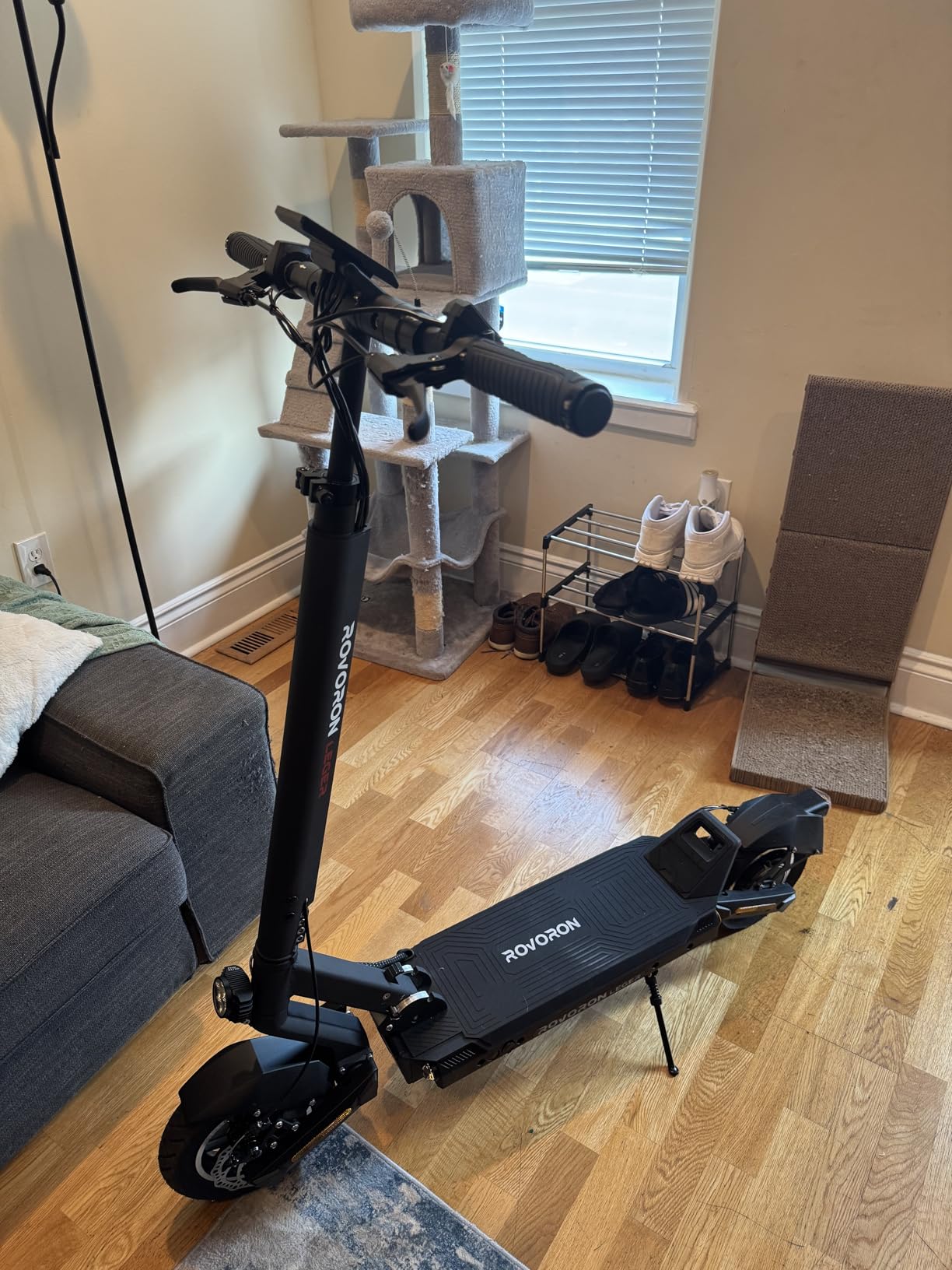 REYWMER KULLTER Electric Scooter, 60V 23.4AH Dual Motors 1300W (Peak 4000W), 50MPH Top Speed, 10-Inch Off-Road Tires, 360° Lights, Front & Rear Dual Suspension, Quick Fold, High Weight Capacity customer photo 2