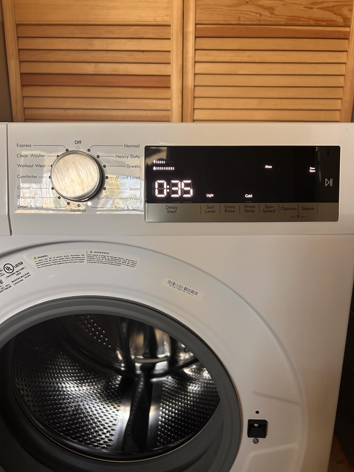 Kenmore 2.2 cu. ft. Compact Front Load Washer - White customer photo 2