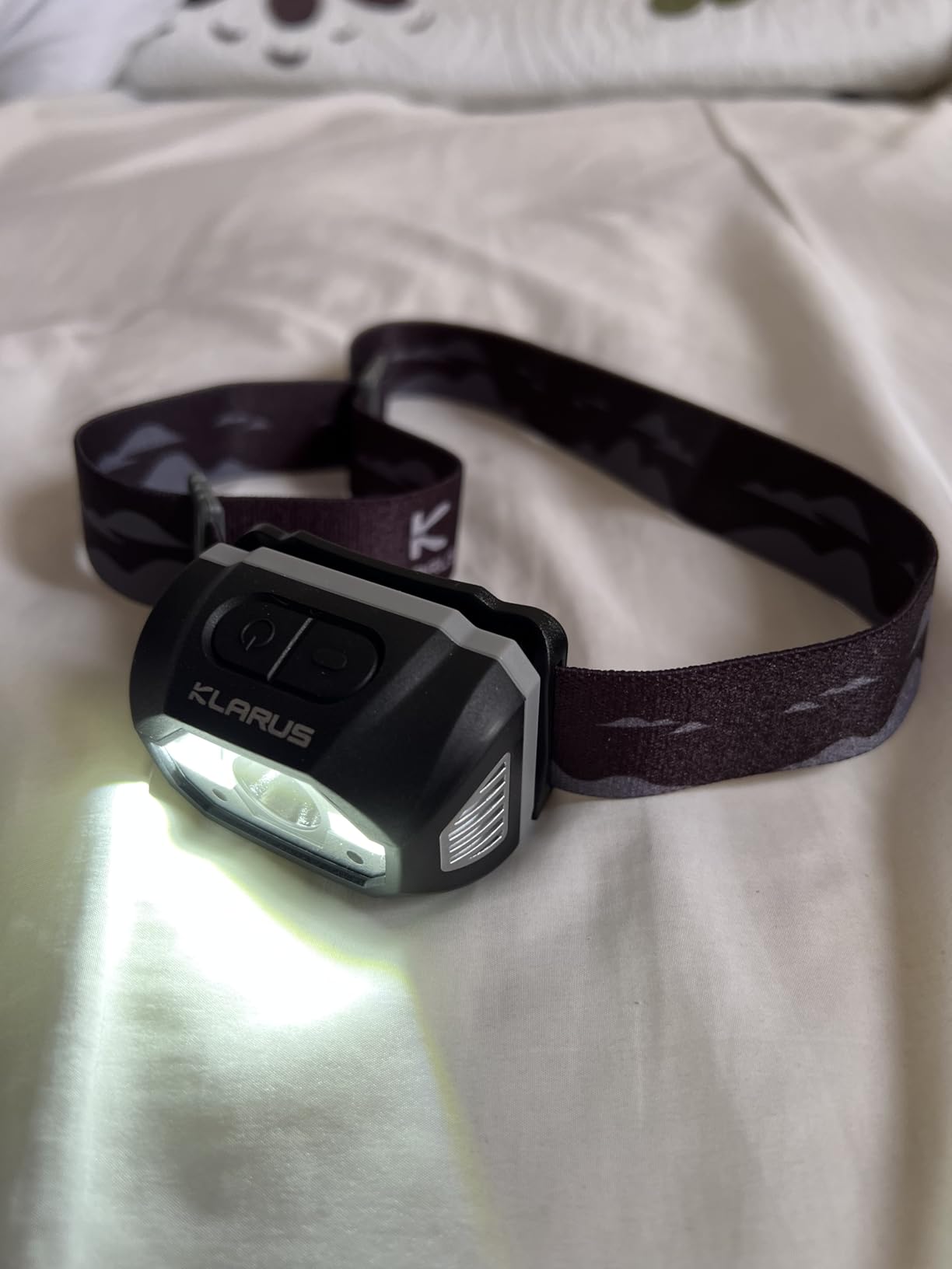 klarus HM1 IPX6 Waterproof Rechargeable Headlamp with Motion Sensor, 70 Hours Long Battery Life, Full Charge in 2.5 Hours, 440 Lumens Consistent Output, Shock and Drop Resistant customer photo 1