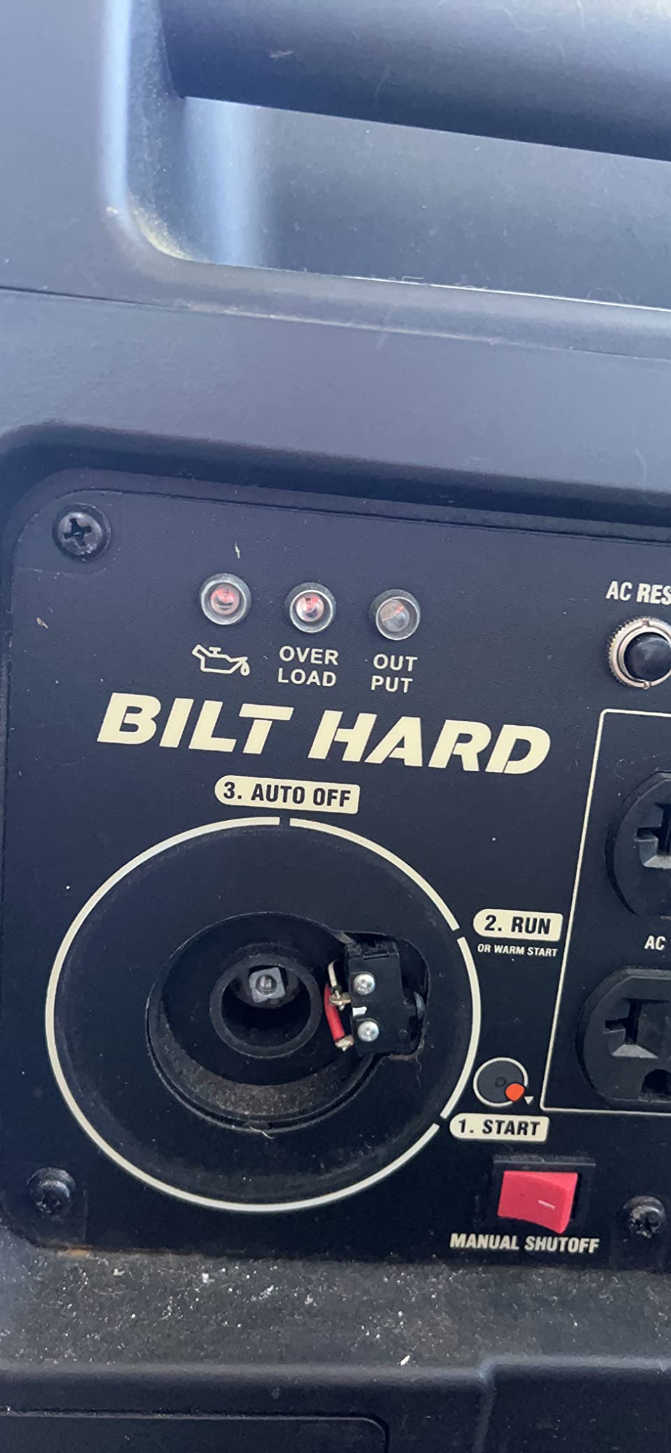 BILT HARD Dual Fuel Gas & Propane Powered Generator 4500W, Gas & Propane Powered Generator with CO Sensor, RV Ready, Parallel Capable, 4-Cycle Engine Portable Outdoor Generators for Home, Camping customer photo 2