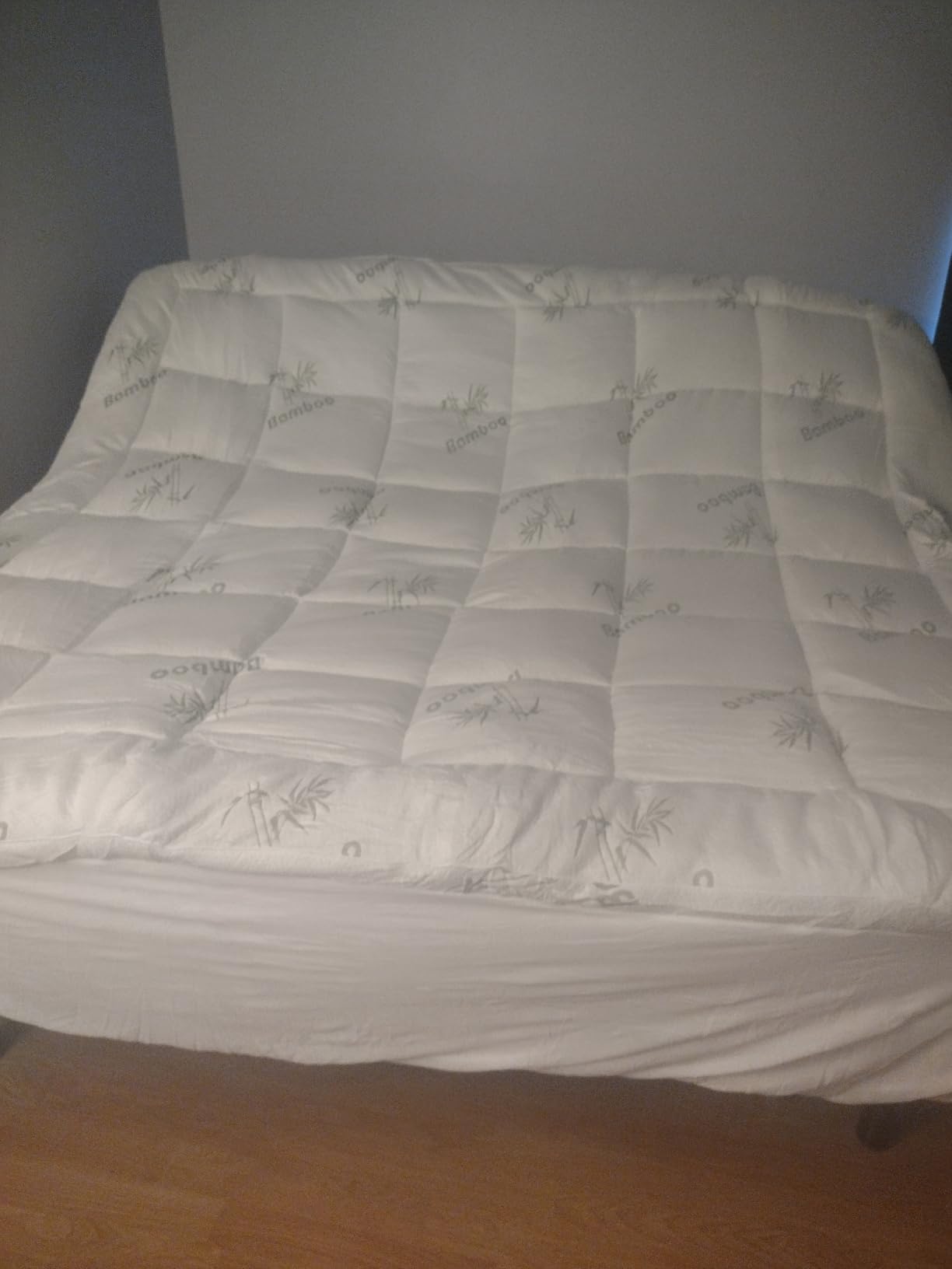 PATSBA Premium Viscose Made from Bamboo Short Queen RV Size Mattress Topper, Quilted Fitted Extra Thick Mattress Pad,Pillow Top Mattress Cover with Deep Pocket Up to 21 Inches(60 * 75inch) customer photo 2