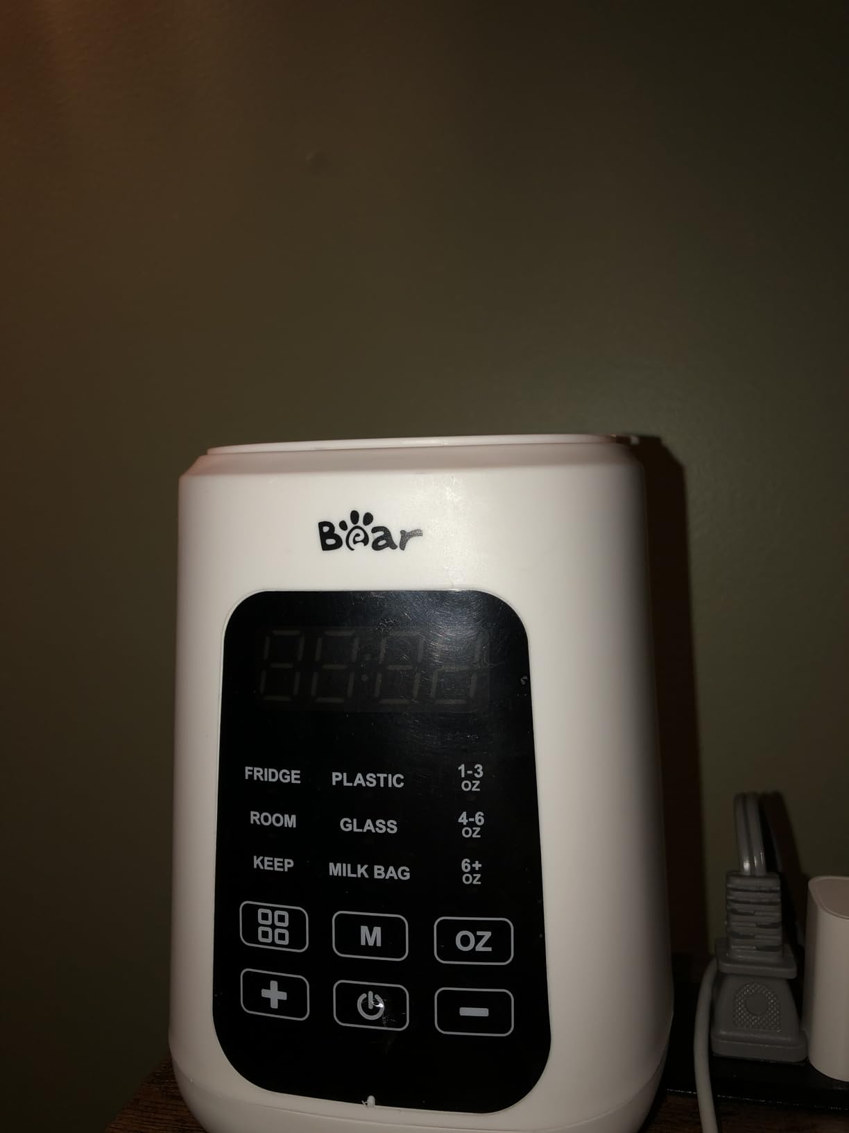 Bear Baby Bottle Warmer, Fast Warming Breast Milk Formula, White | Newborn Essentials, Time Temp Control, Automatic Shut Off, at Home Use, Water Bath Heating, Compatible with Baby Bottles customer photo 2