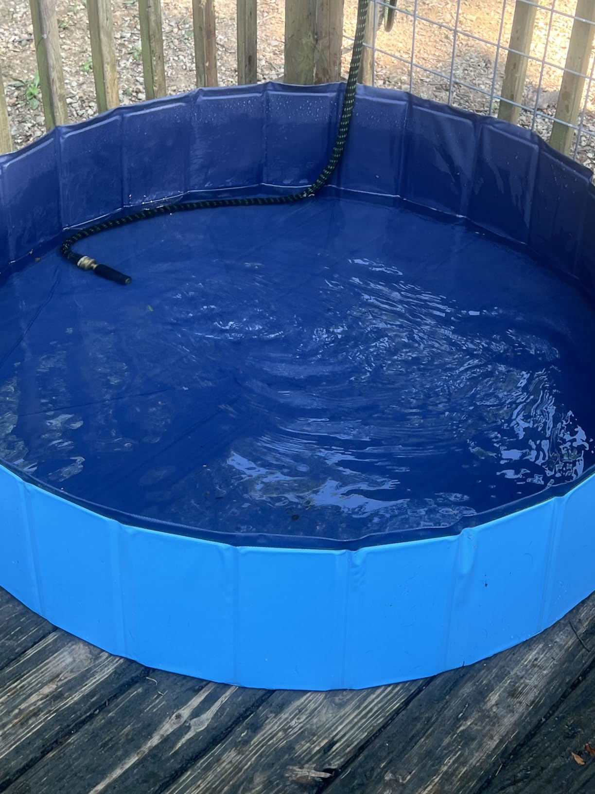 YSJILIDE Portable Dog Pool PVC Pet Swimming Bathtub Collapsible Hard Plastic Pool for Pets to Swim and Bath (M-40