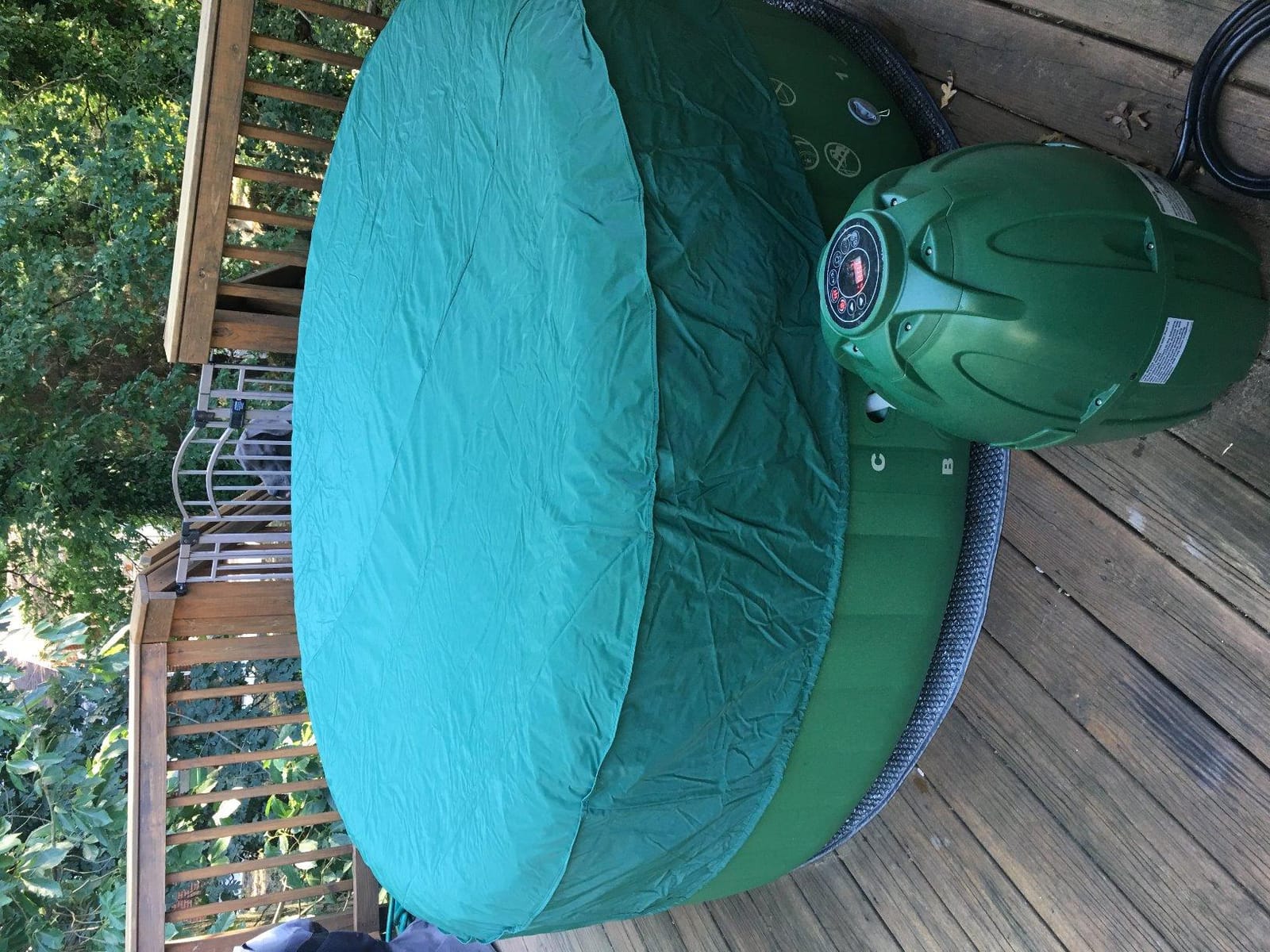 Covermates Classic Square Hot Tub Cover – 84W x 84D x 14H, Tan customer photo 2
