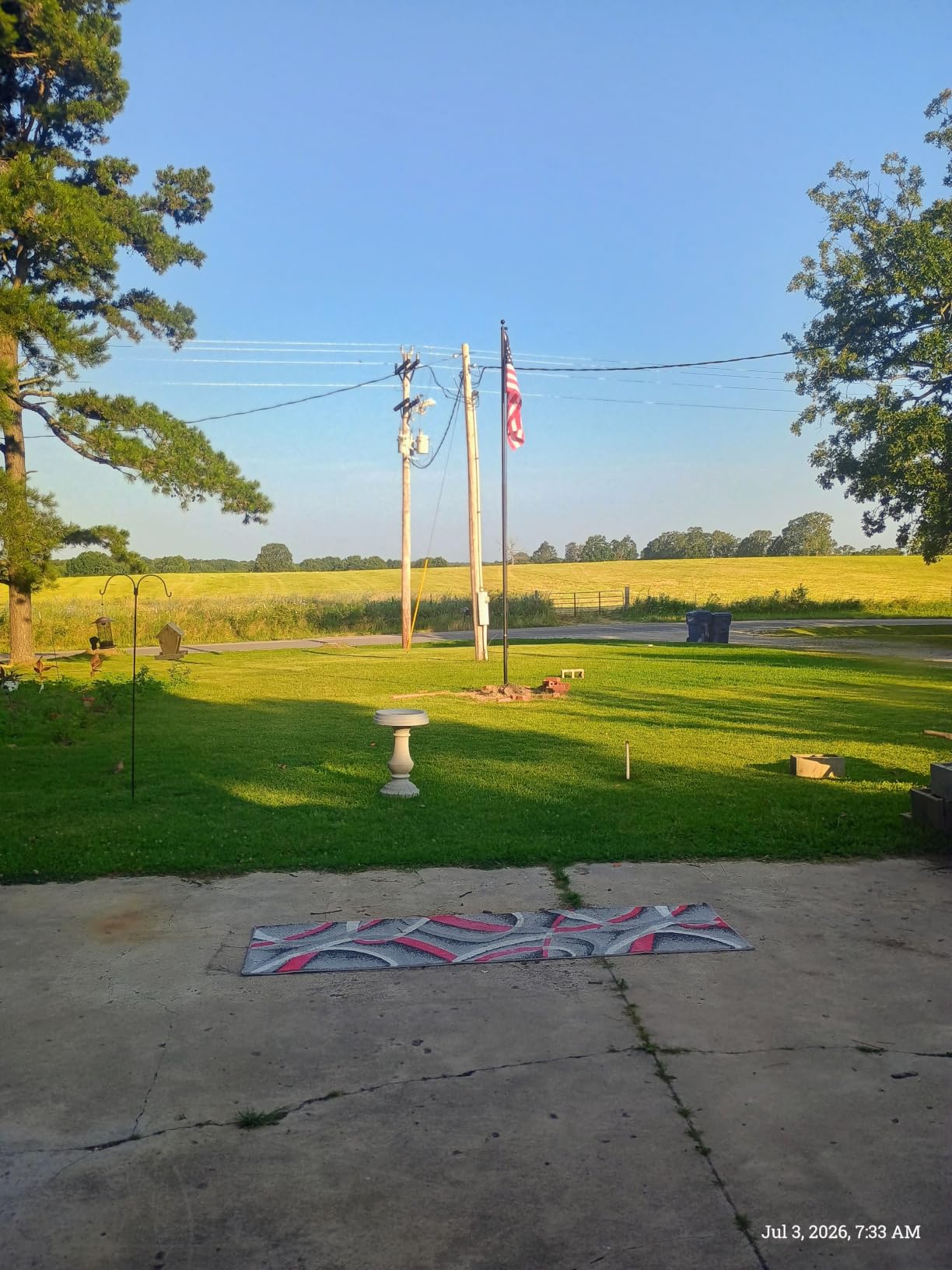 20FT Heavy Duty Tapered Flag Pole Kit, 100MPH Tested Outside House customer photo 2