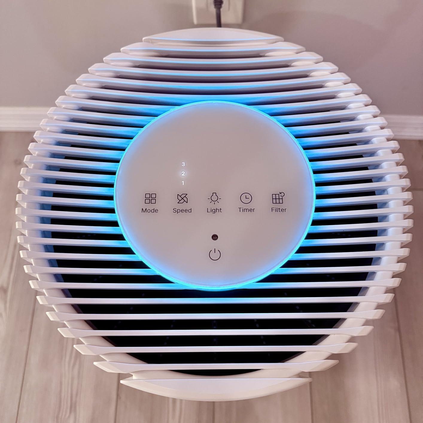COWAY Air Purifier for Large Room Whole Home Up to 2,640 ft², HEPA Filter for Smoke, Allergen, Pet Dander, Odor, PM 10 AQI, Turbo Eco Mode, Timer, Energy Star, 3yr Warranty, Airmega 350 White customer photo 1