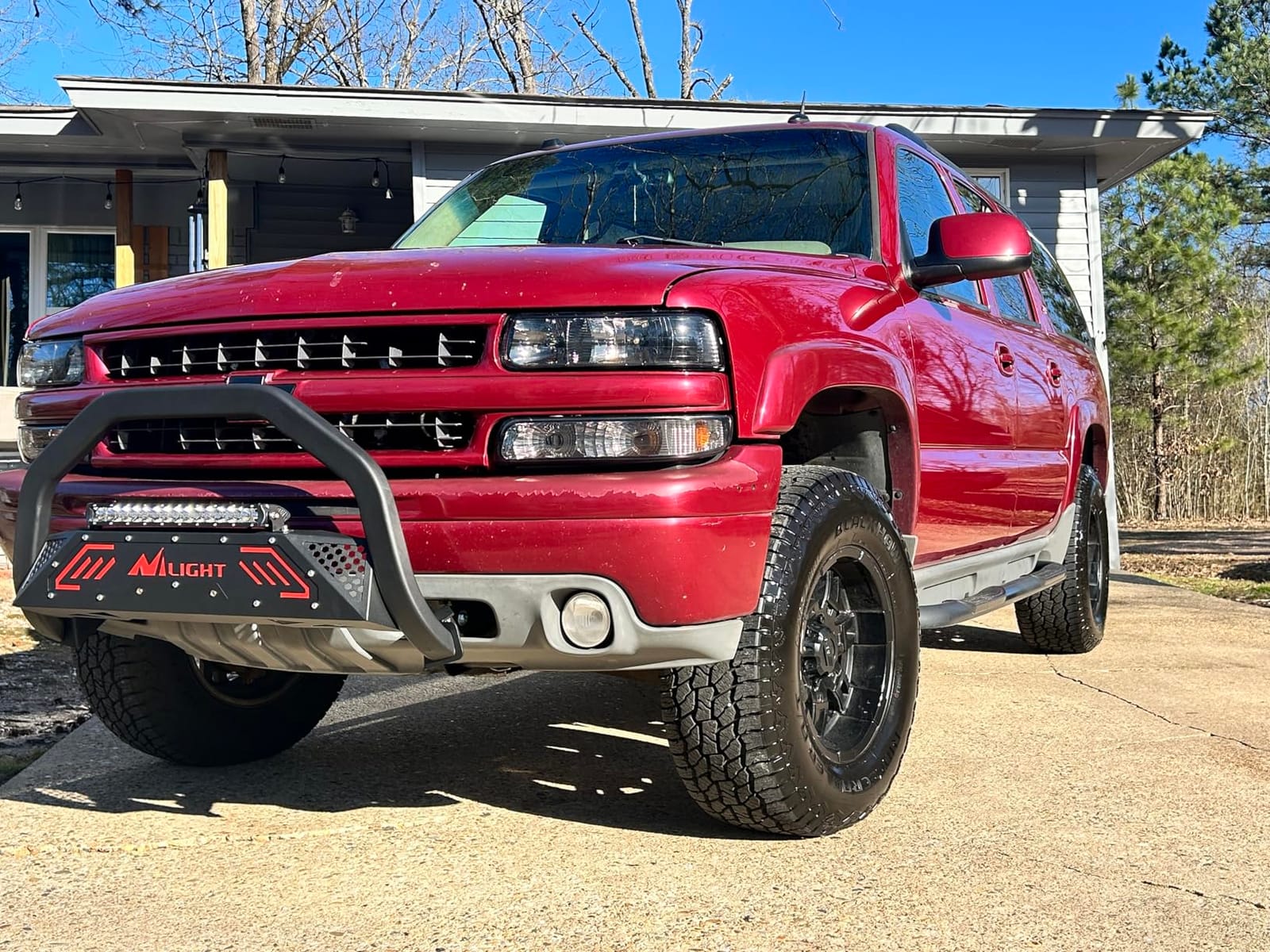 Nilight Bull Bar with Light for 2007-2018 Chevy Silverado GMC Sierra 1500 customer photo 2