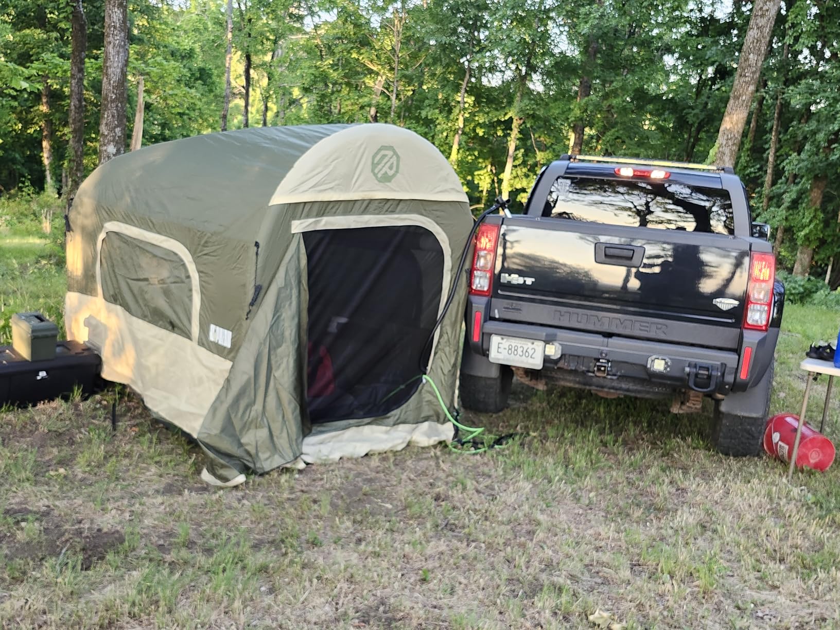 Niphean Truck Bed Tent for Camping 5ft-8ft for 2+1 People, 2 Mins Setup customer photo 2