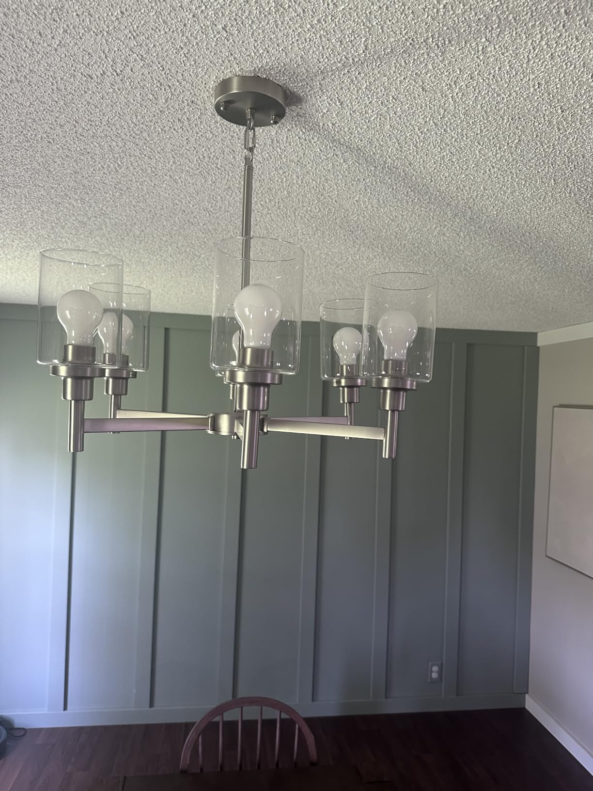 Black Farmhouse Chandeliers for Dining Room Light Fixtures Over Table customer photo 2