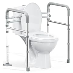 HOMLAND Toilet Safety Rails for Seniors, Adjustable Height & Width, 350 Lbs customer photo 2