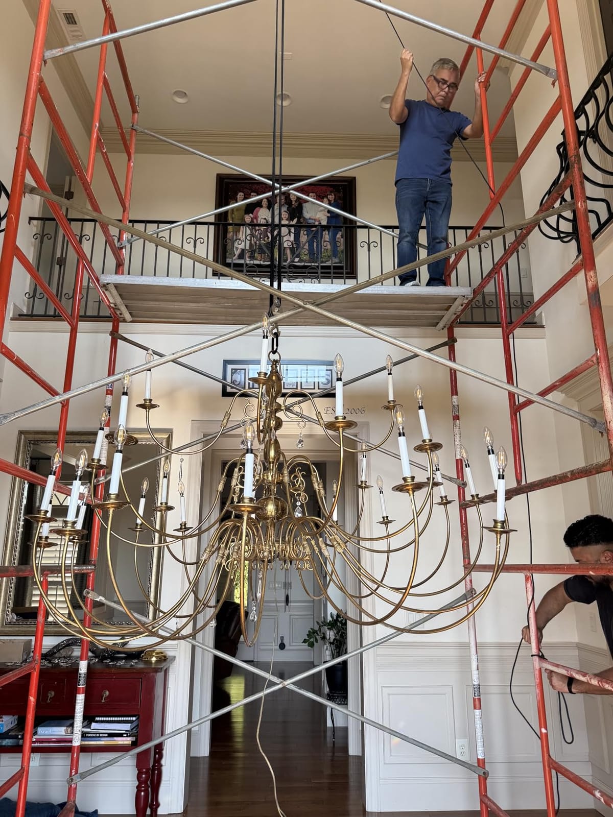 VEVOR 4400 lbs Breaking Strength 100 FT Rope Pulley Hoist, 5:1 Lifting Power Heavy Duty Pulley System with 2pcs Soft Loops, Metal Wheels Bearing Structure, Block and Tackle for Lifting Heavy Objects customer photo 2