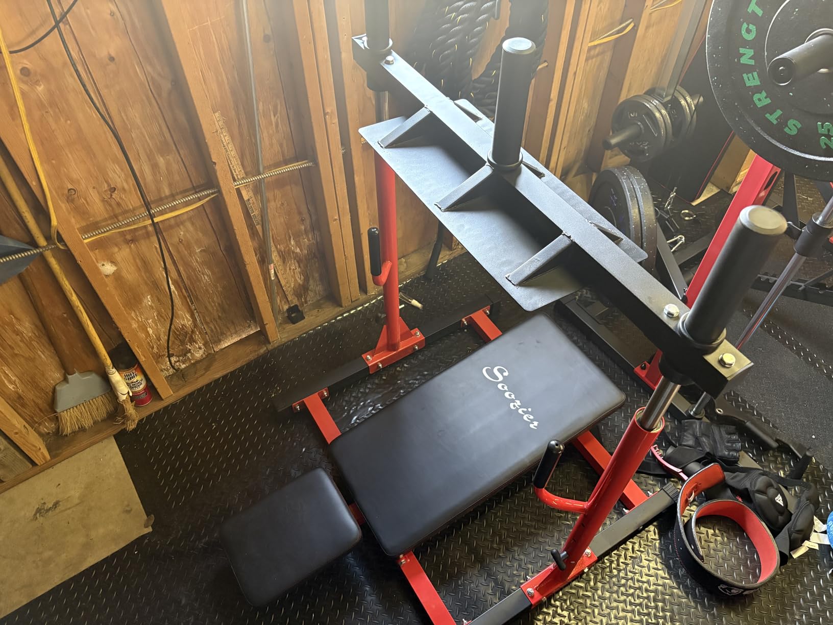 Soozier Vertical Leg Press Machine 661LBS Capacity for Home Gym customer photo 1