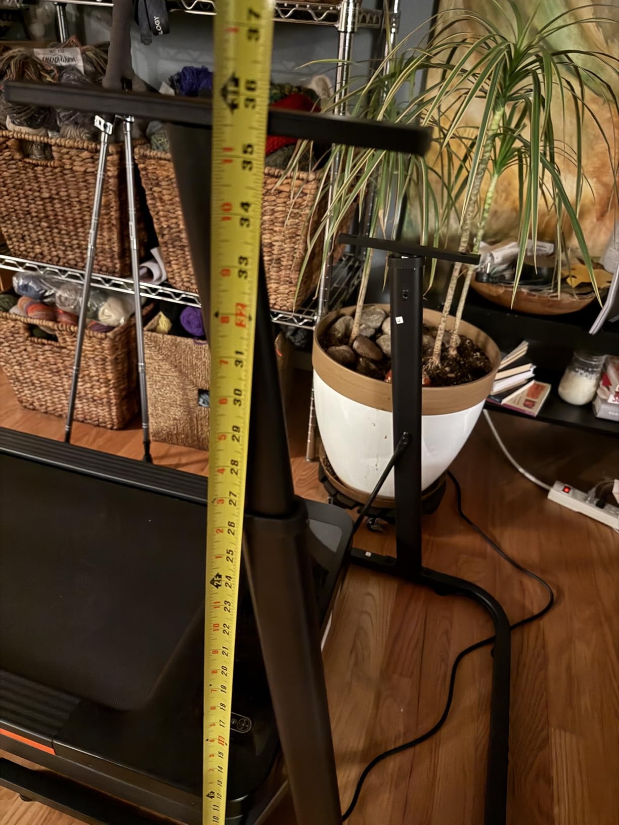 VTORY Adjustable Height Standing Desk for Walking Pad Treadmill,for Cycling customer photo 2