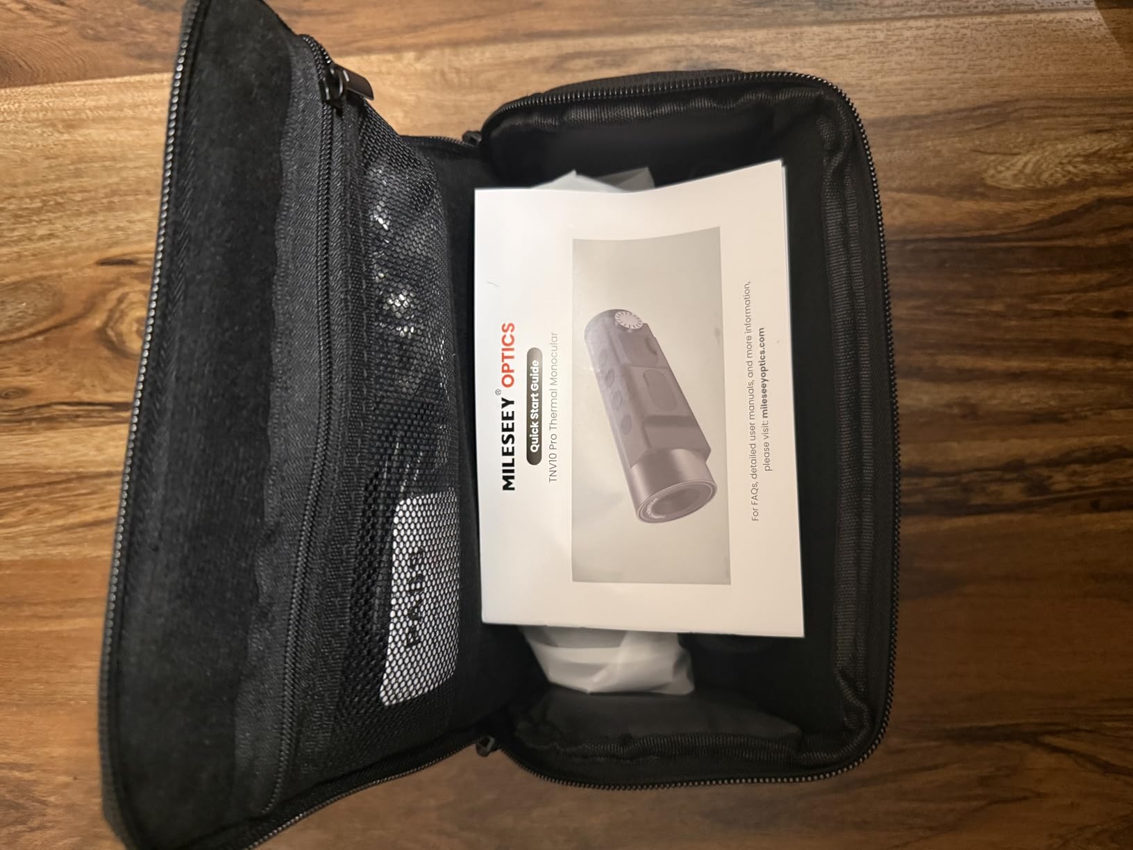 MiLESEEY TNV10PRO Thermal Monocular, 400x300 SR 320x240 IR Resolution, Aircraft Mg-Al Alloy, 13mm 50Hz Handheld Thermal Camera, Night Vision Imager, Hot Spot Tracking customer photo 1