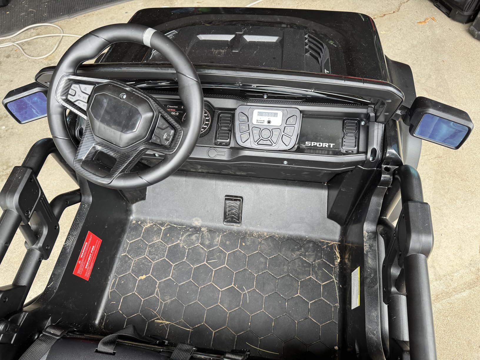 Best Choice Products Kids 24V 2-Seater Electric Ride On Car Truck w/ 132lb Weight Capacity, Parent Control, Bluetooth, LED Lights - Red customer photo 2