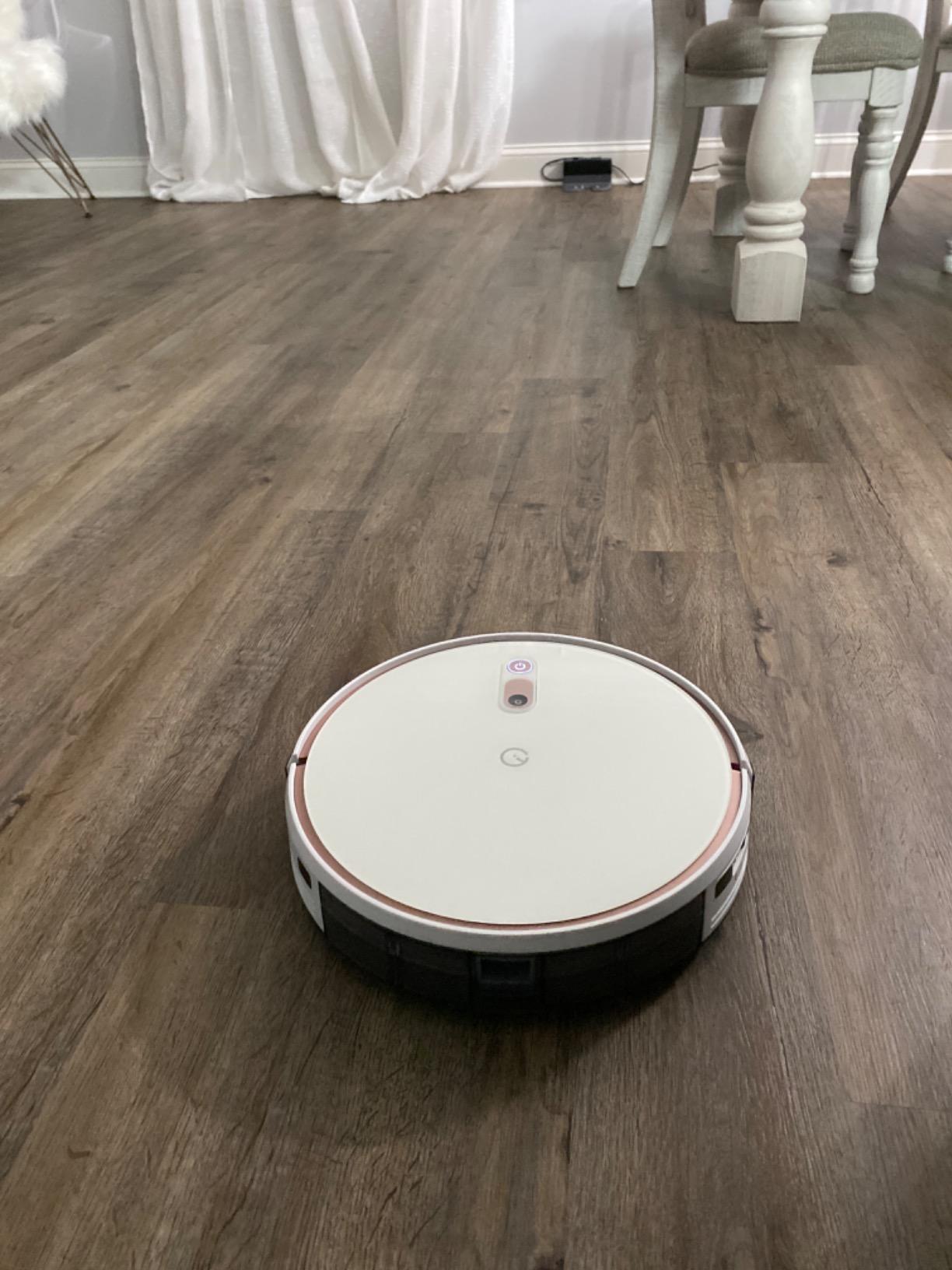 Yeedi by ECOVACS M14 Plus Robot Vacuum and Mop, OZMO Roller Mopping, White customer photo 1