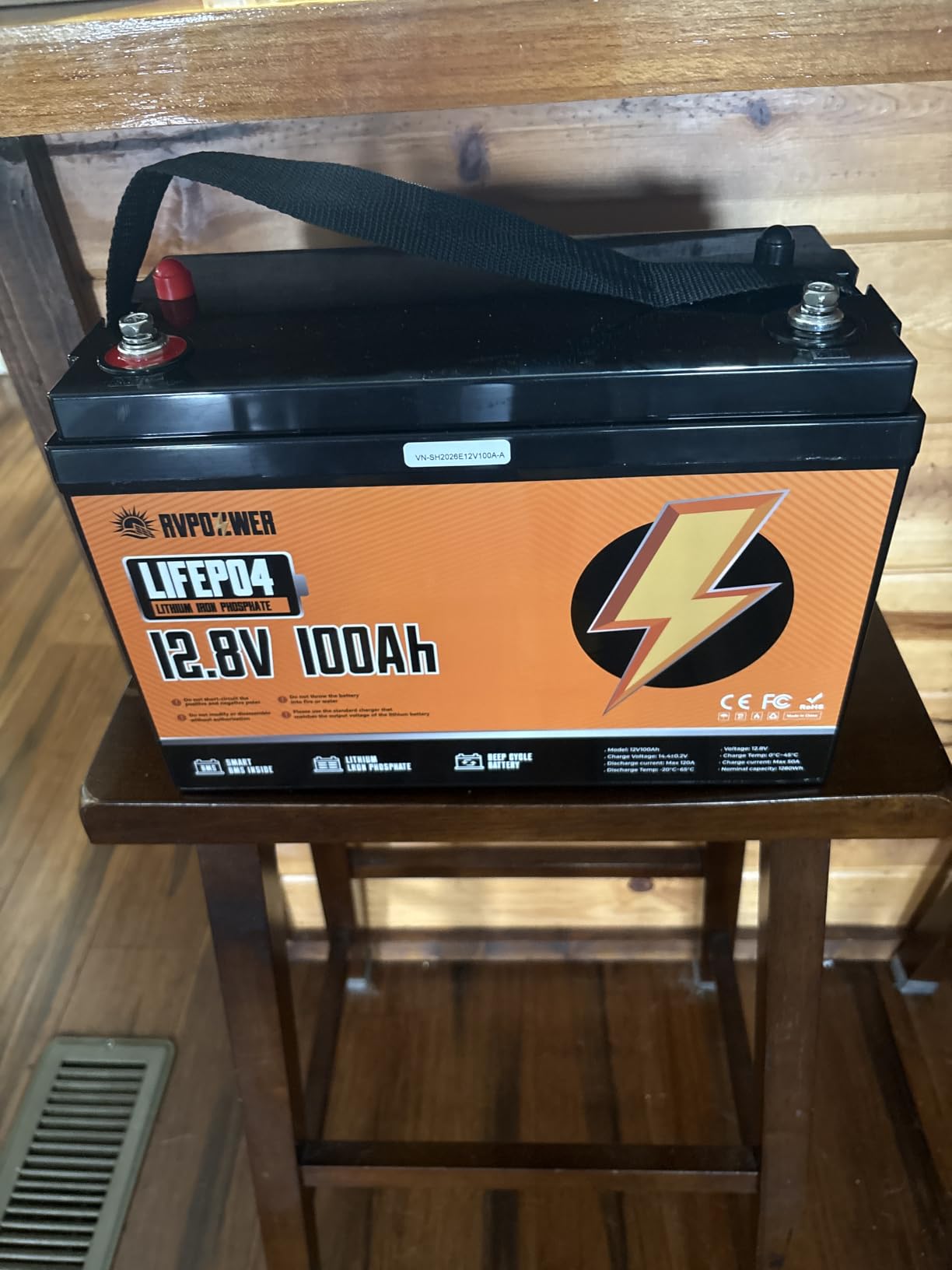 12V 100Ah LiFePO4 Lithium Battery Group 31 with Built-in 100A BMS customer photo 2