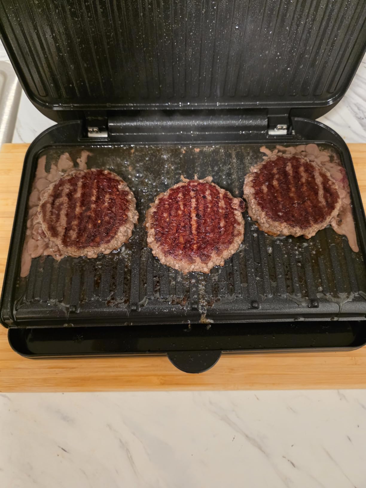 George Foreman Family Grill & Panini Press, Ceramic Nonstick customer photo 2