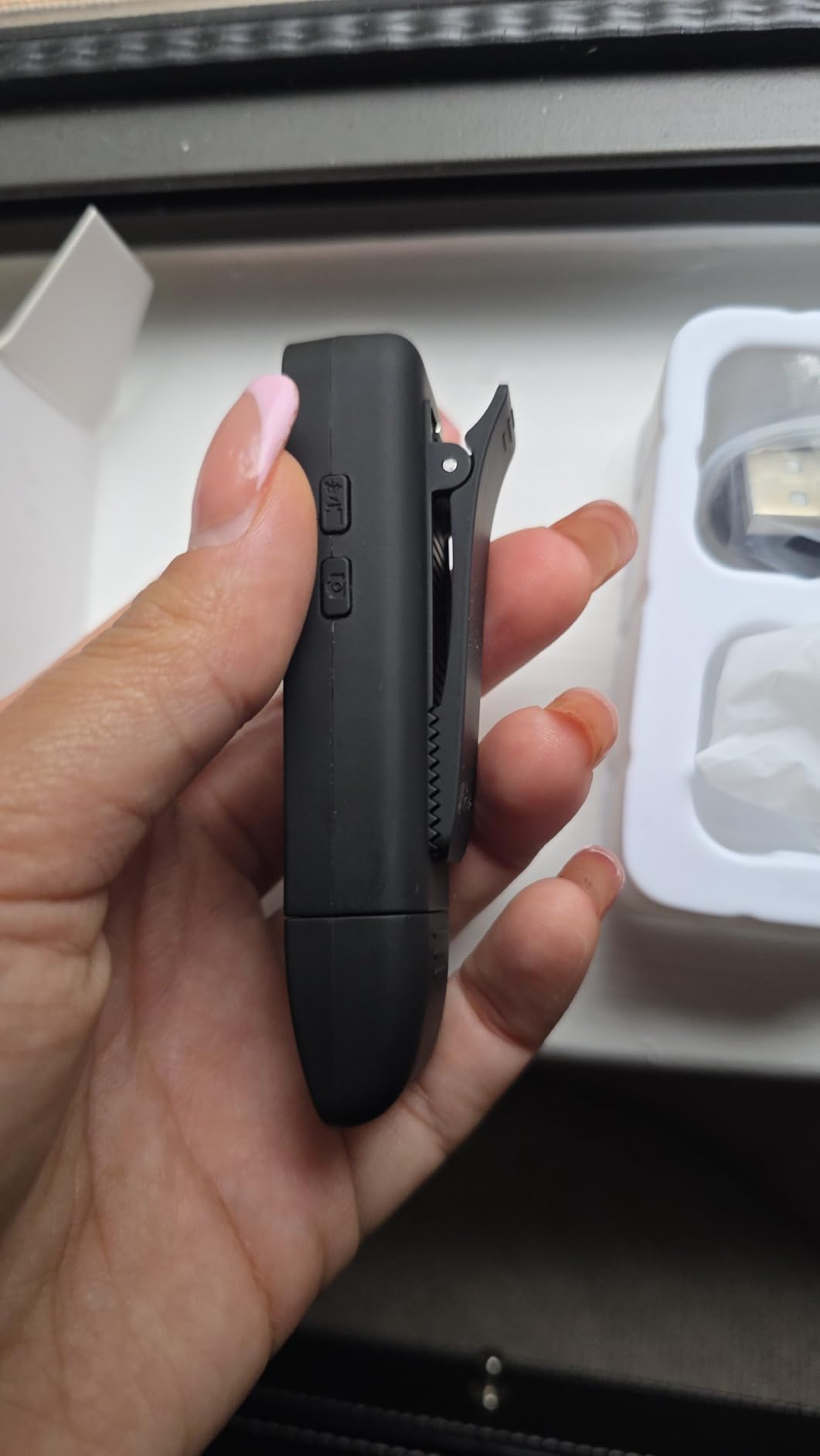 Mini Body Camera with Audio & Video Recording - Small POV Cam 1080P with 64G Card - Wearable Personal Portable Cameras Recorder DV - Night Version Camcorder for Security Work Records Guard Traveling customer photo 2