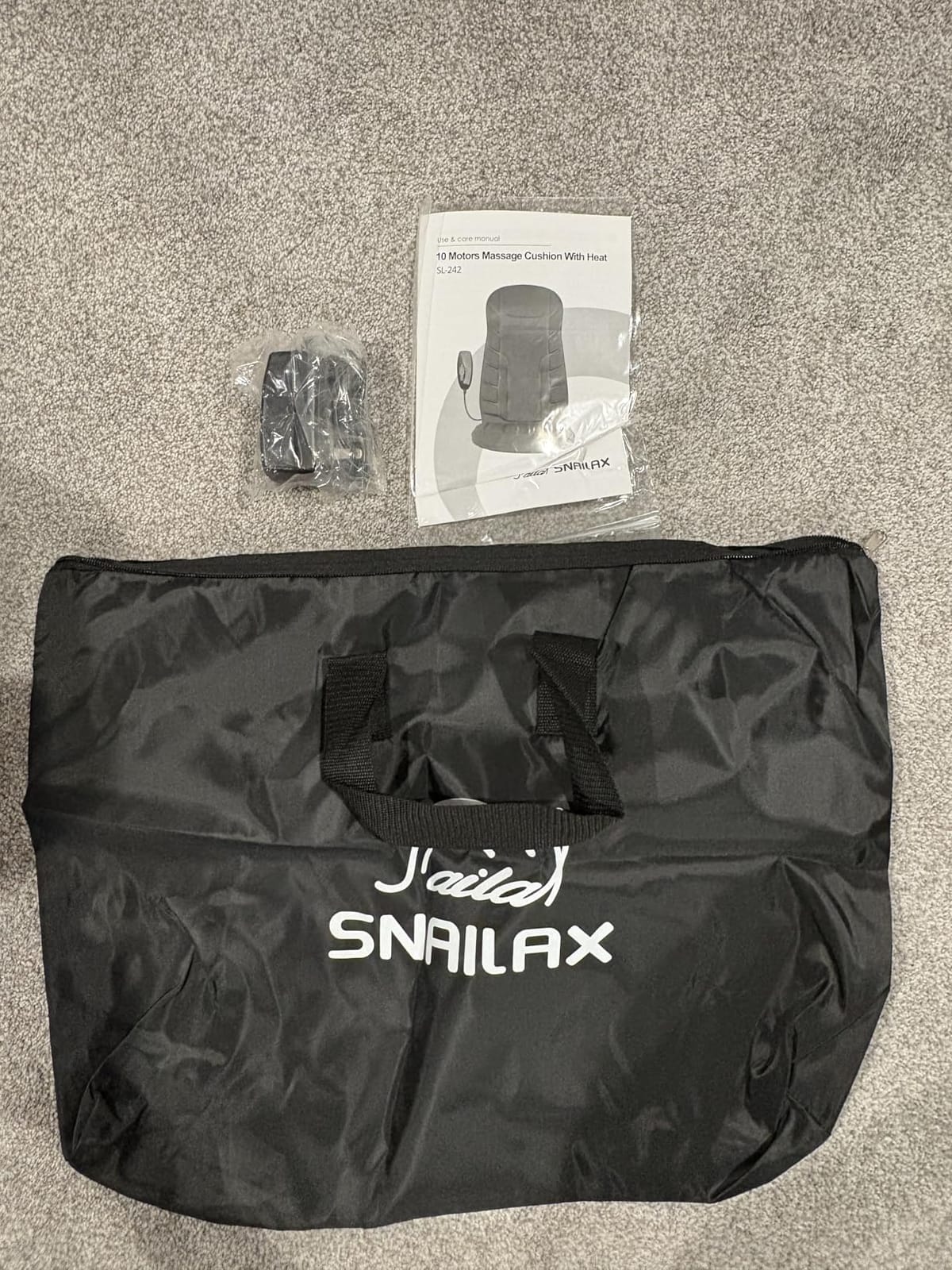 Snailax Back Massager with Heat, Vibration Massage Chair Pad, Seat Cushion customer photo 1