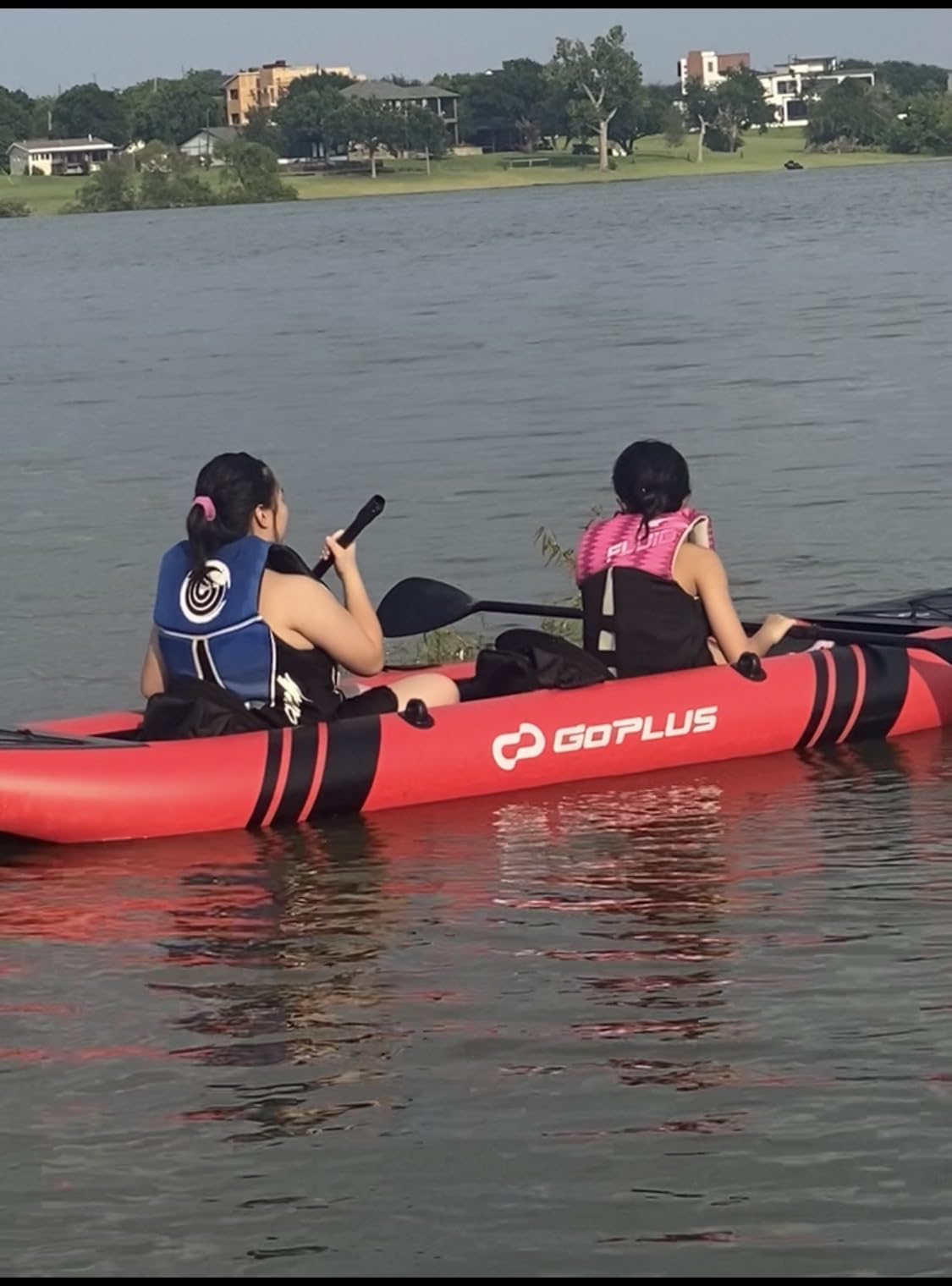 S AFSTAR Inflatable Kayak, 2 Person Canoe with 507 lbs Capacity, Drop-Stitch Floor, All Accessories & Carry Bag, 12.5 ft Large Sit in Tandem Kayak for Fishing, Camping & Exploring for Adults customer photo 1