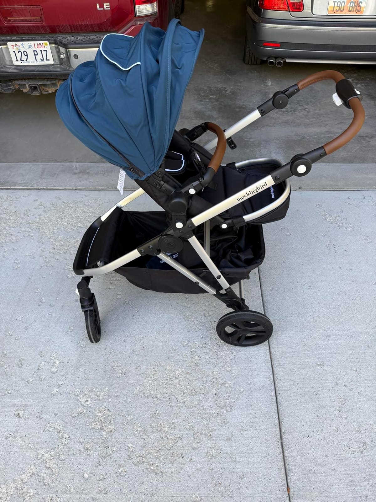 Mockingbird 3.0 Single-to-Double Convertible Stroller, Black Windowpane customer photo 1