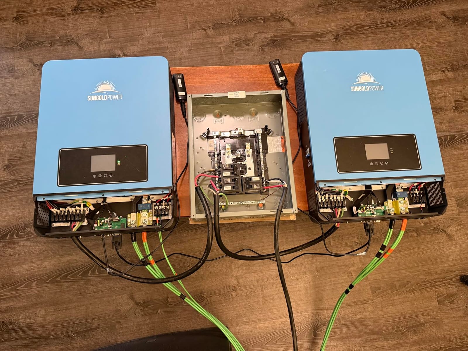 SUNGOLDPOWER 10000W 48V Solar Inverter, Built-in 2 MPPTs, Max 200A Battery Charging, Split Phase AC Input/Output 120V/240V(settable),Pure Sine Wave (BMS COMM) UL1741 SPH10048P customer photo 2