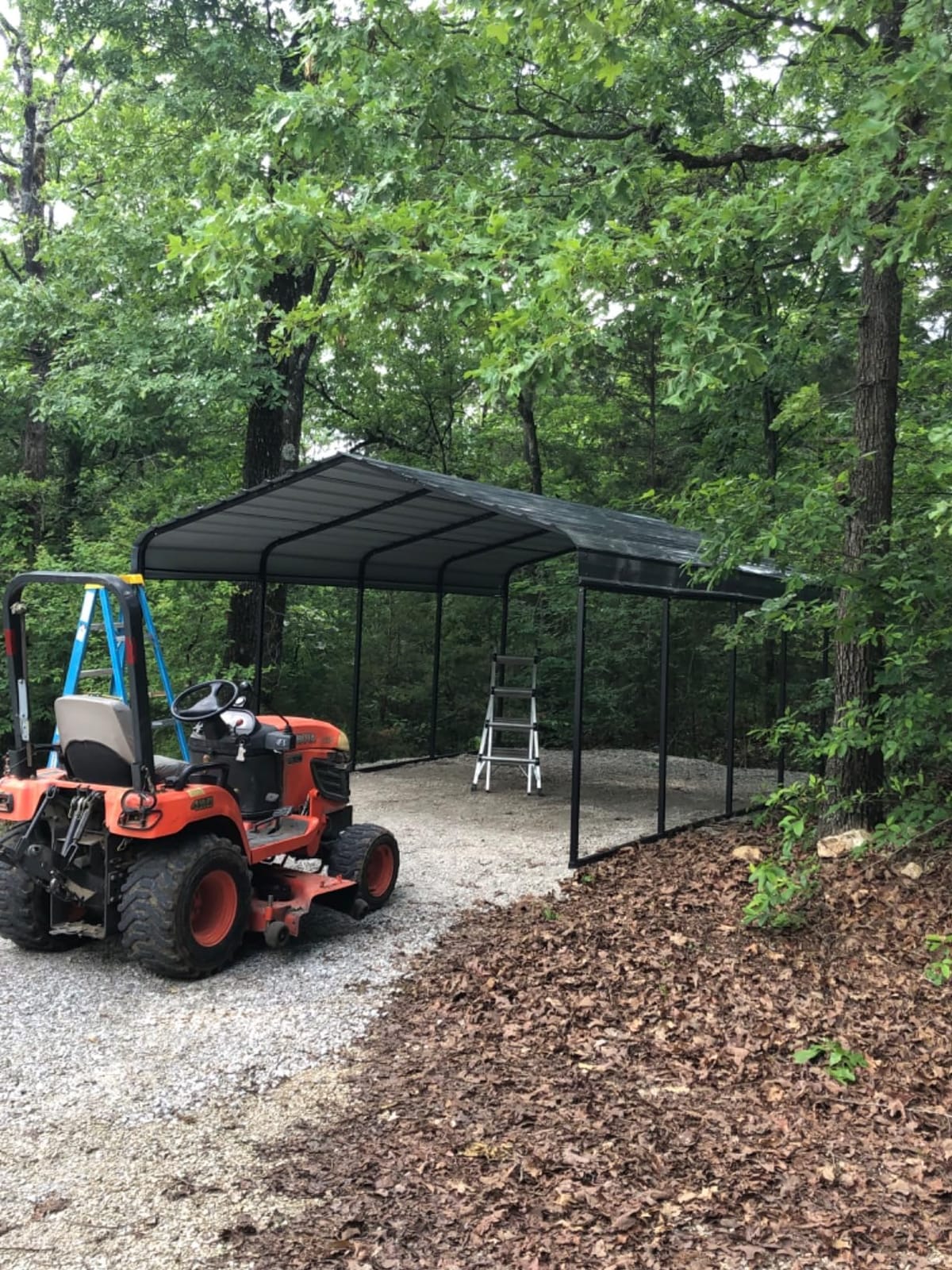 GREEN PARTY 14x35x13 ft Metal RV Carport Heavy Duty Canopy Garage Shelter customer photo 2
