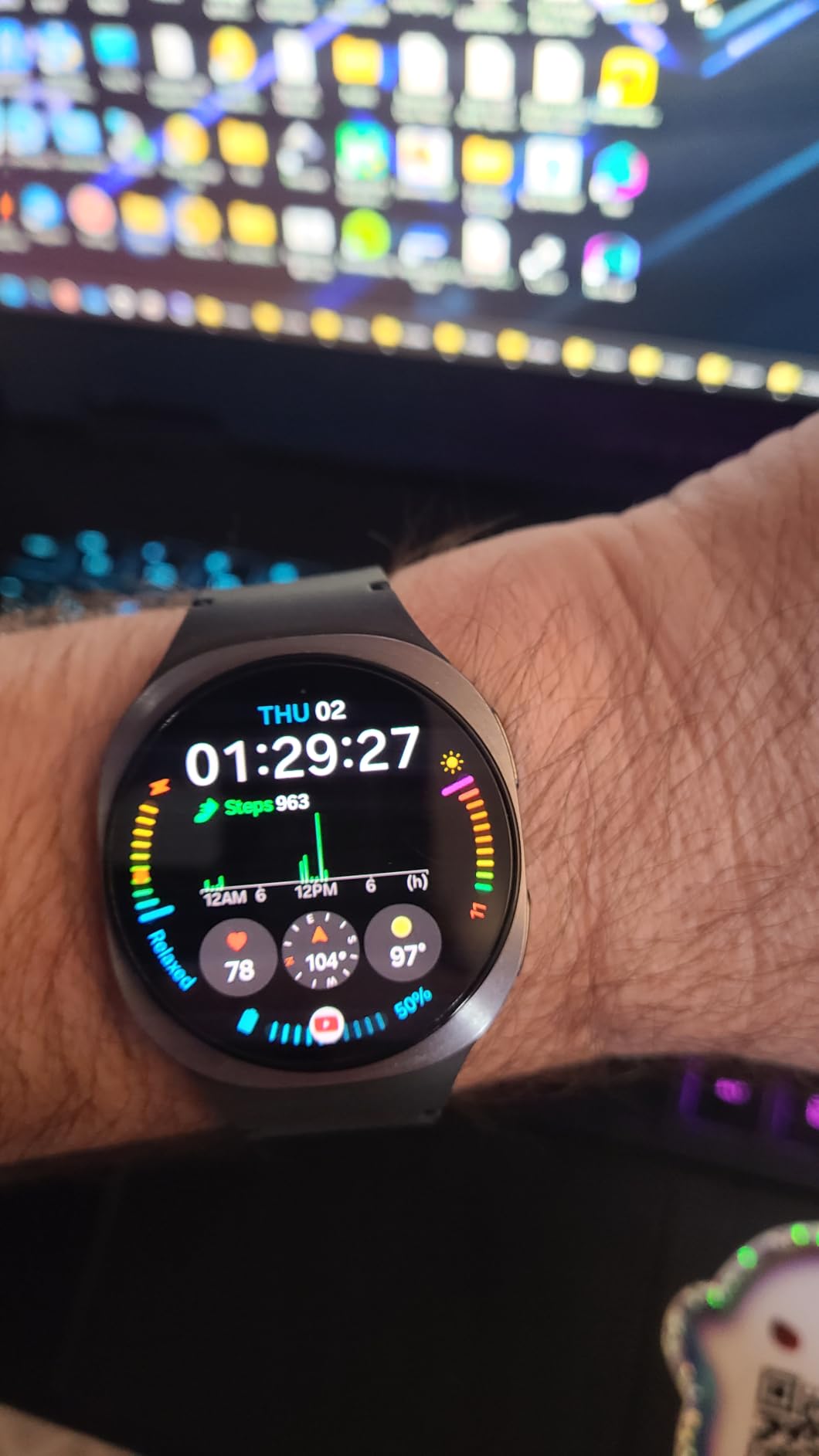 Samsung Galaxy Watch 8 (2025), Graphite, 44mm, Bluetooth Smartwatch customer photo 2